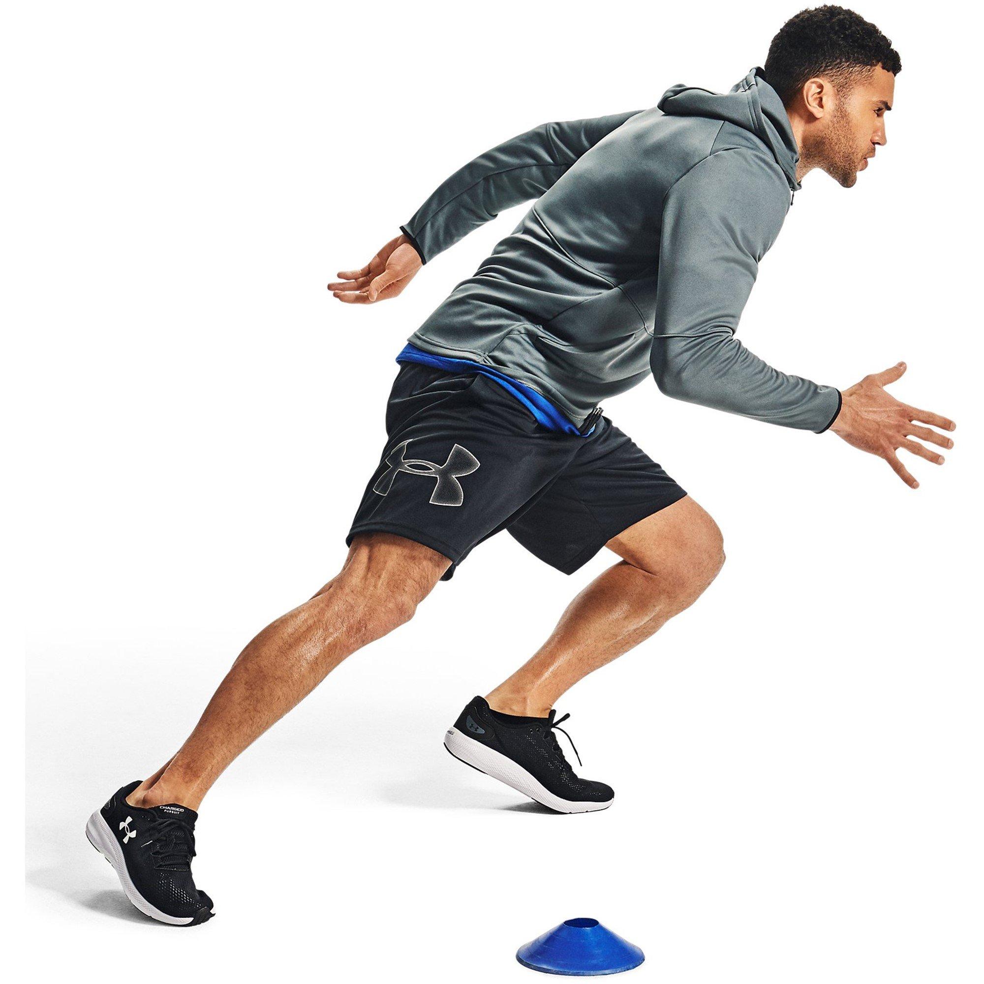 Black/Graphite - Under Armour - Under Tech Graphic Mens Shorts - 7