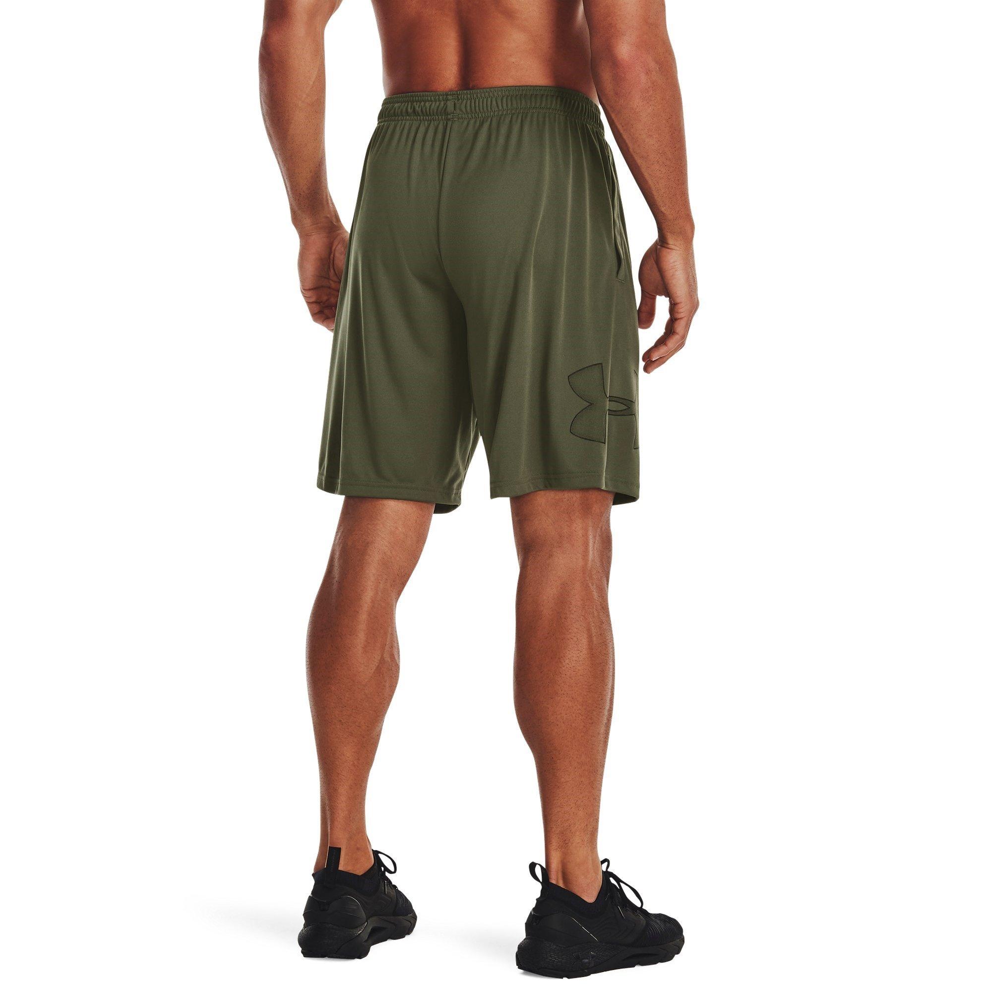 Mar.Green/Blk - Under Armour - Under Tech Graphic Mens Shorts - 3