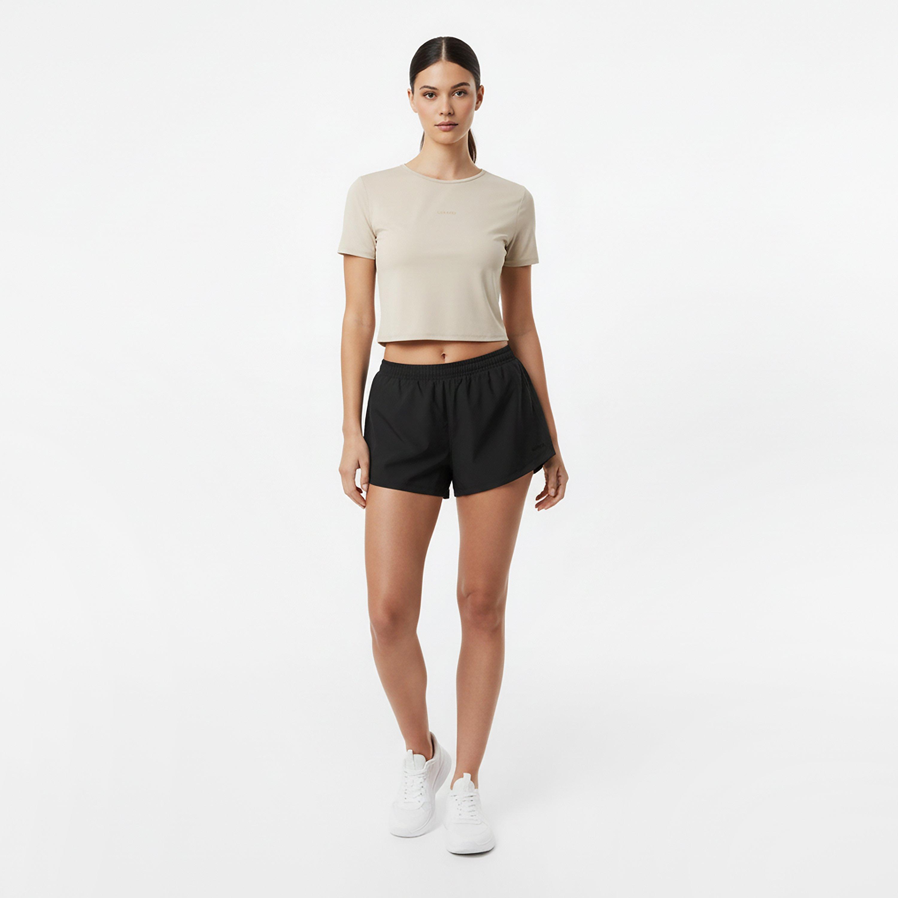 Charcoal - USA Pro - Pro Training Taped Shorts Womens - 5