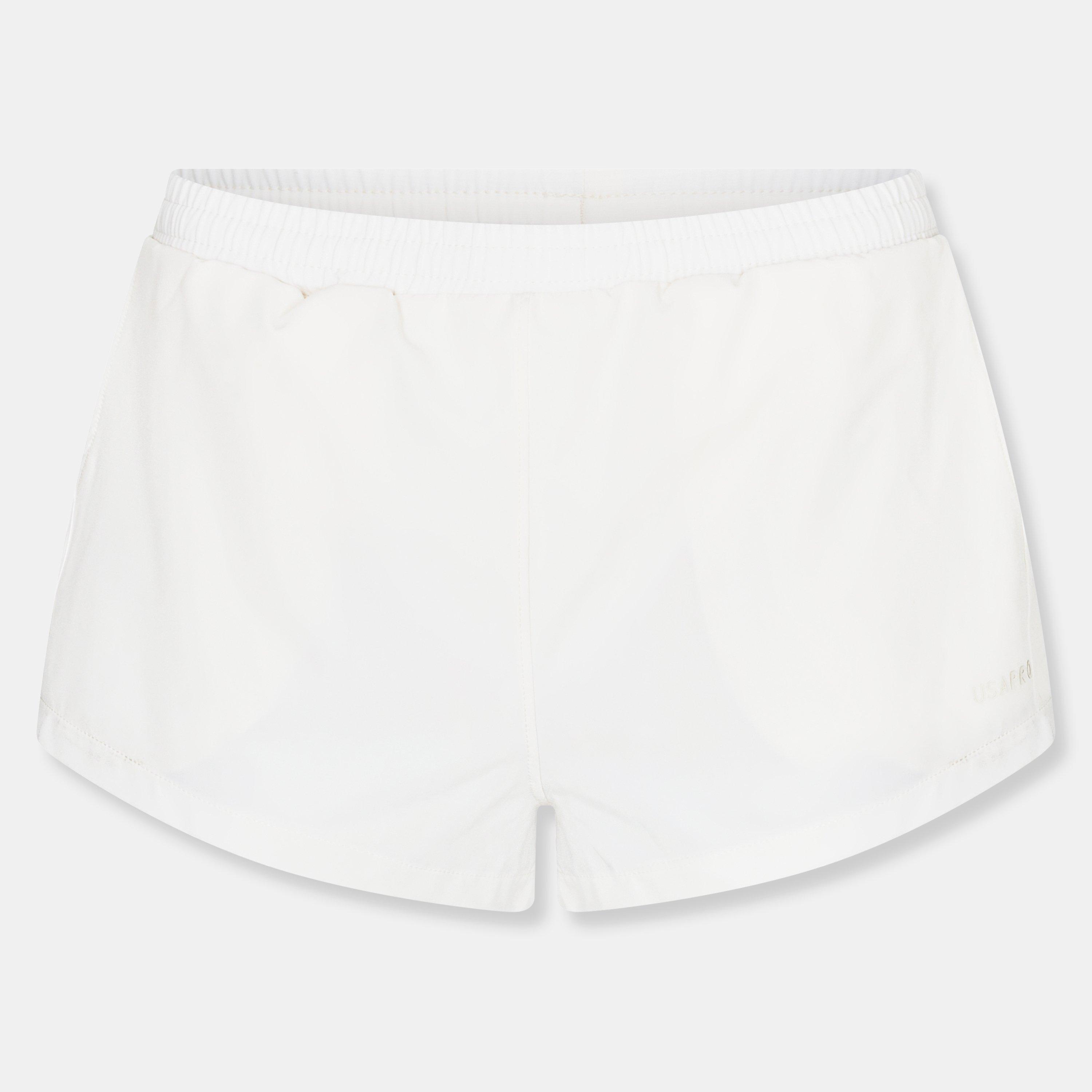 Usa Pro Women's Training Taped Shorts - Cream - 12 (40)