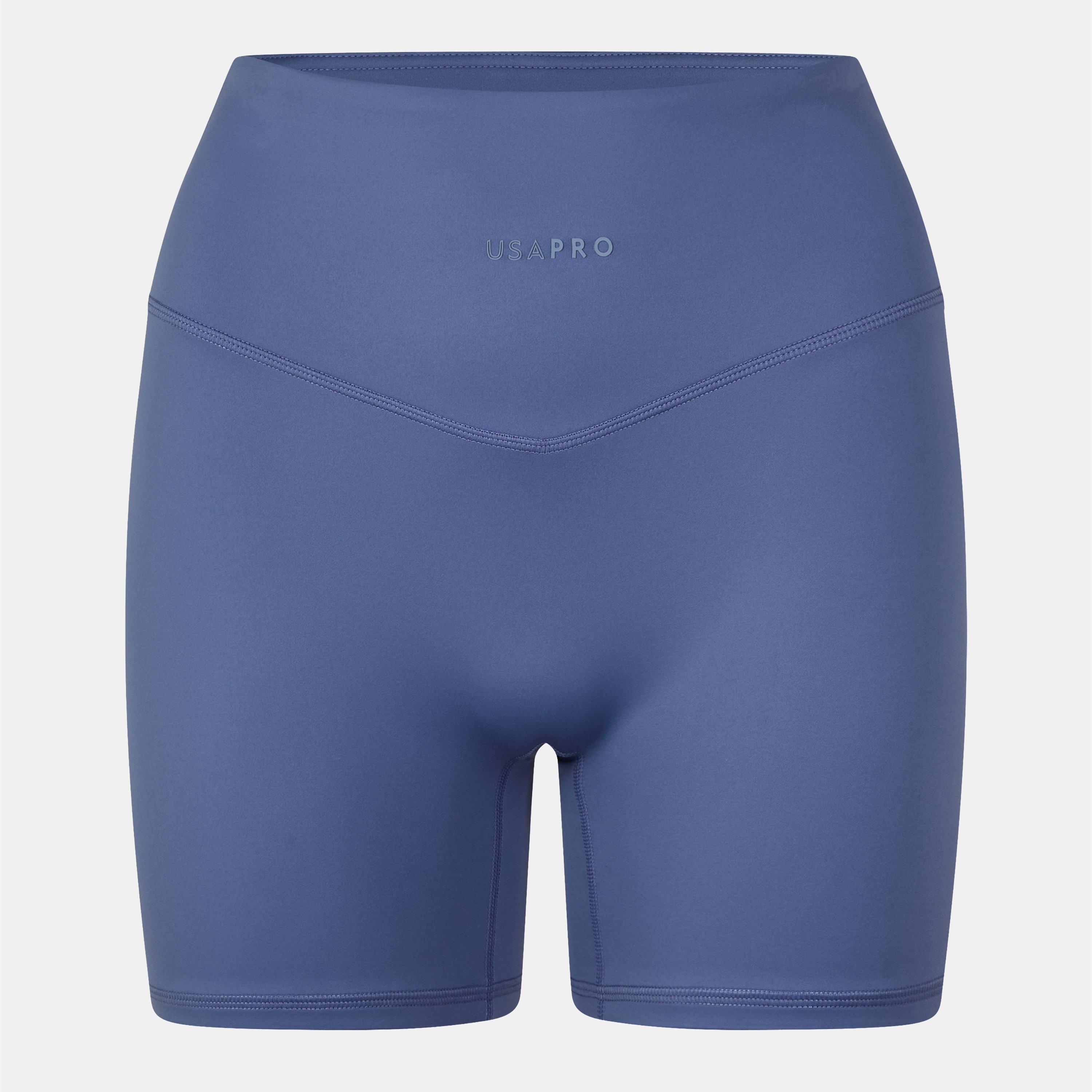 Usa Pro Women's Training 5-Inch Waistband Shorts - Storm - 12 (40)