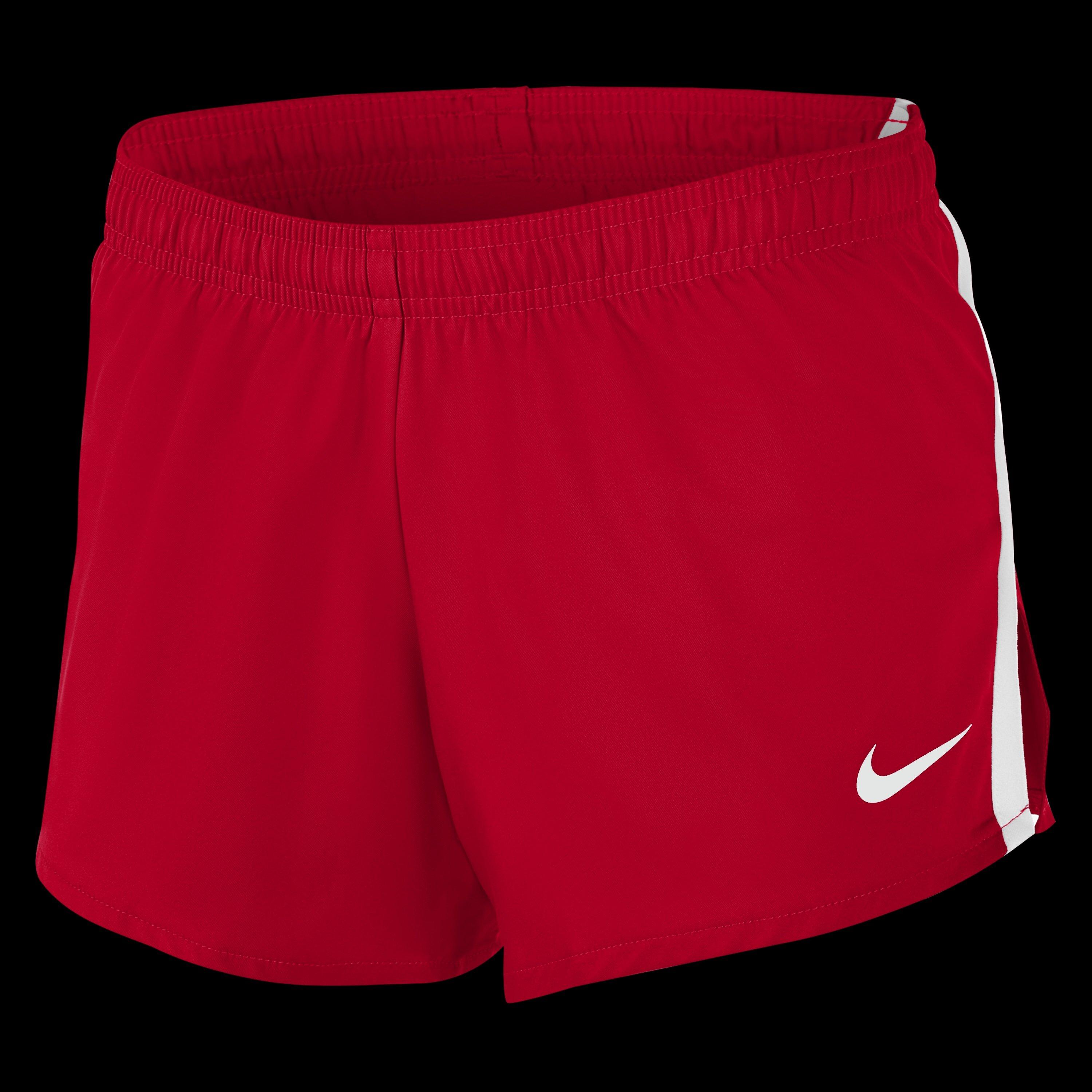 Nike Women's Performance Gym Shorts - University Red - 14 (L)