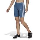 Bleu/Blanc - adidas - 3-Stripe Bike Short Womens - 2