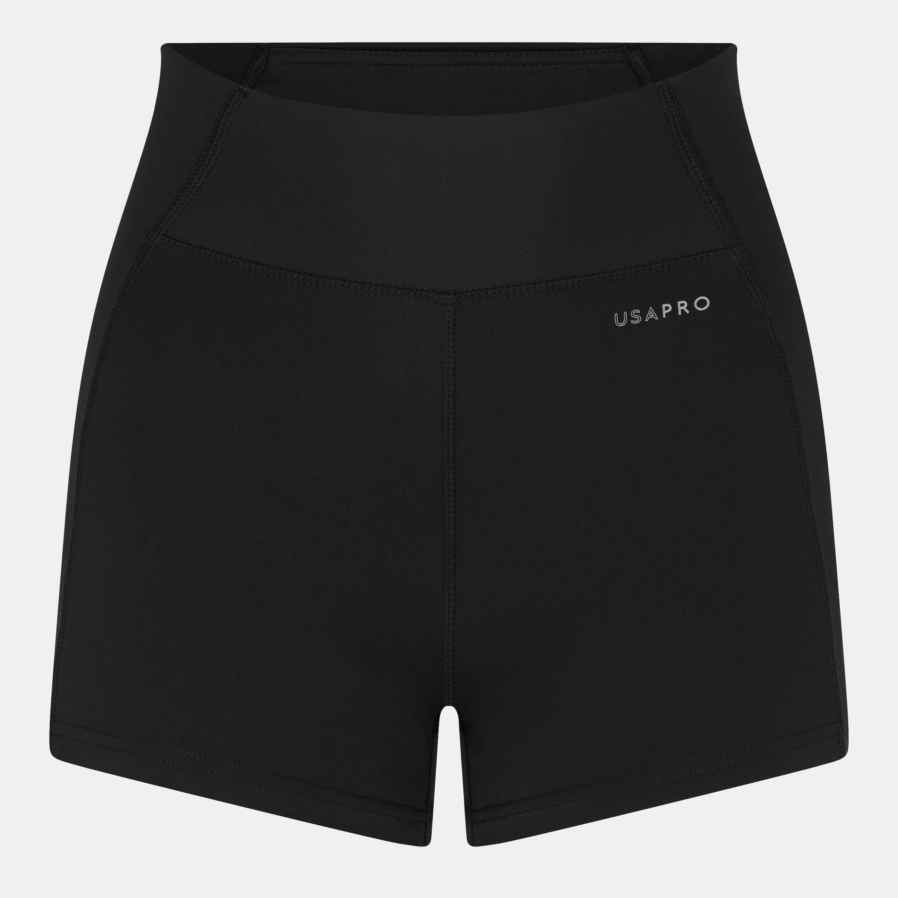 Black - USA Pro - 3 Inch Shorts Ladies - 1