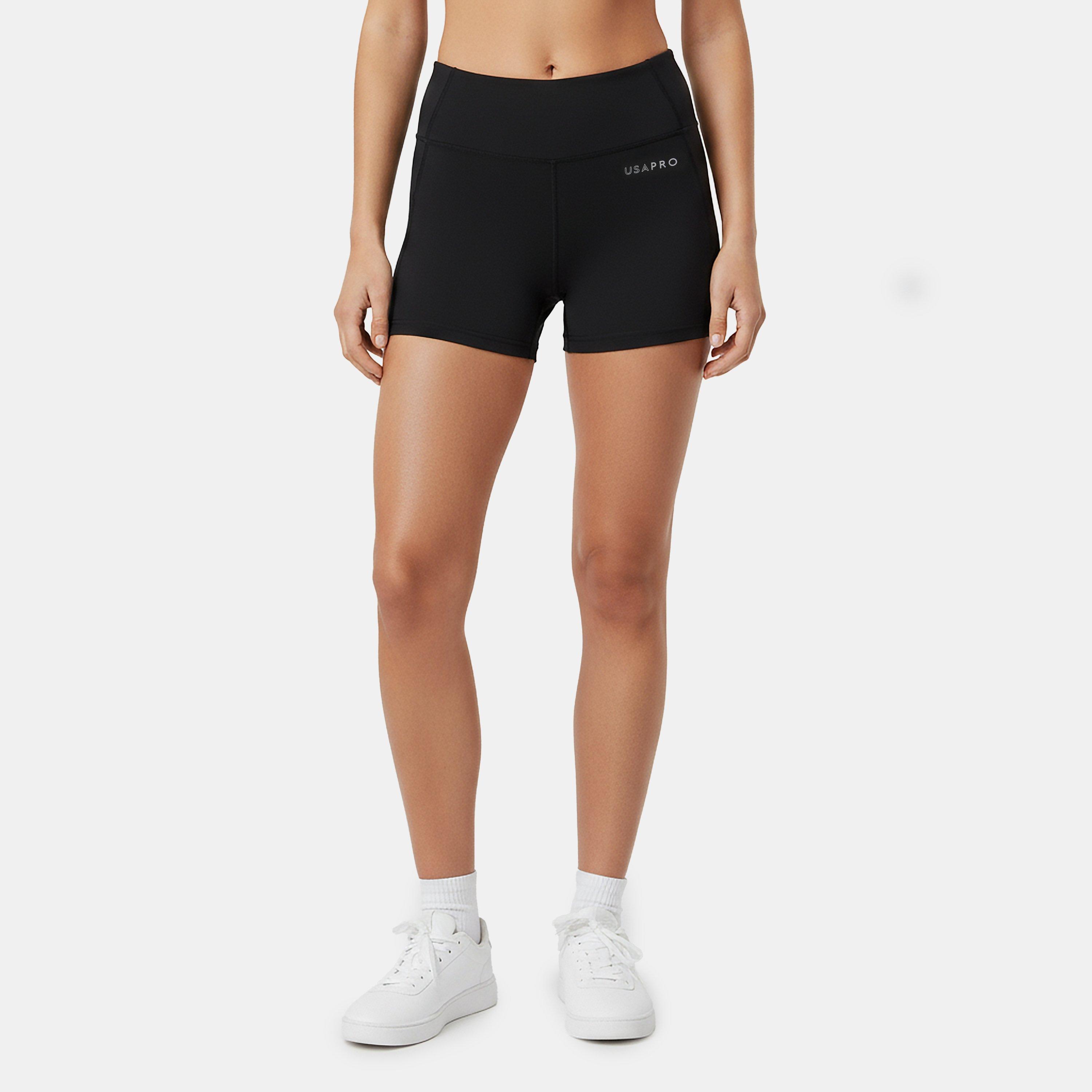 Black - USA Pro - 3 Inch Shorts Ladies - 3