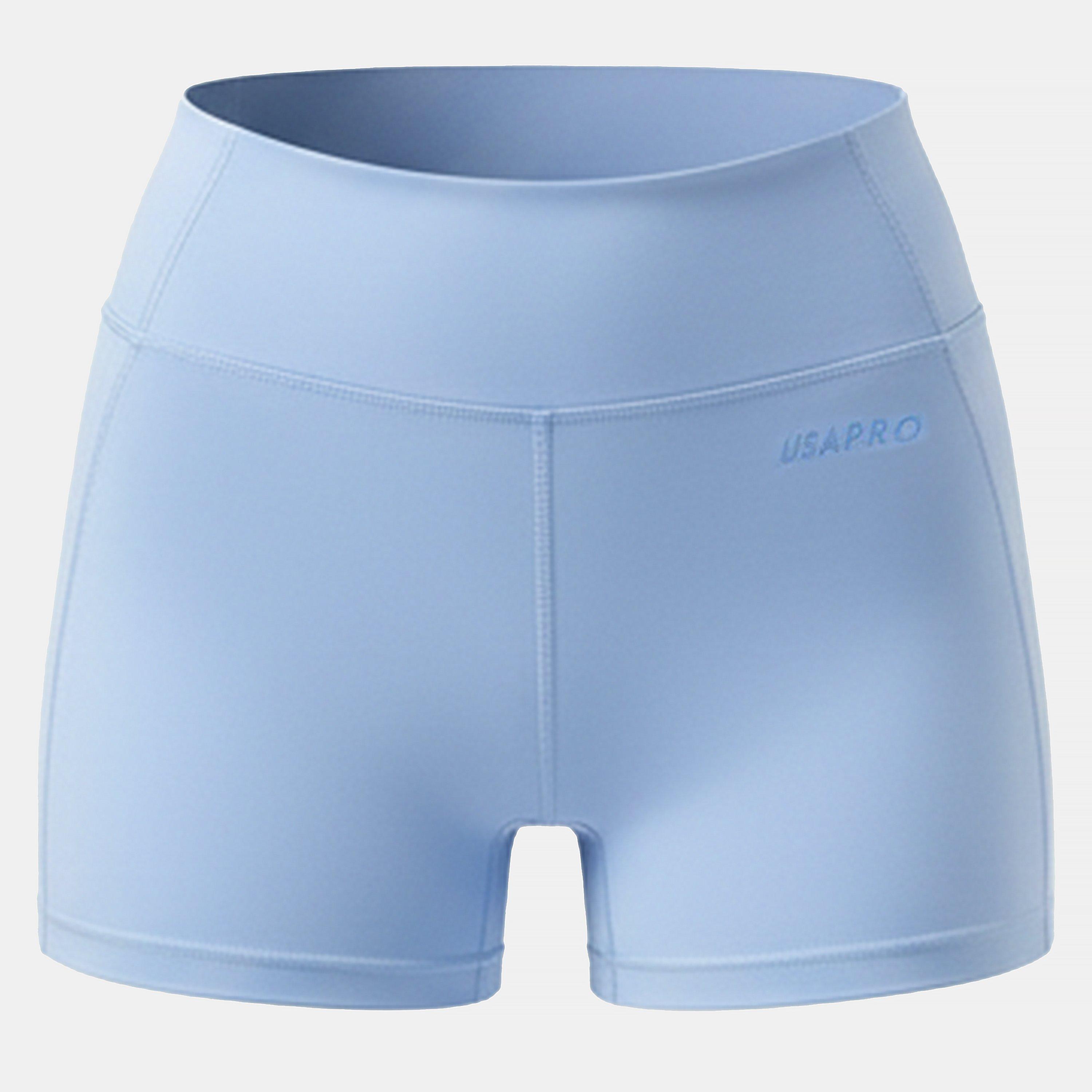 Usa Pro Women's 3 Inch Shorts - Brunera Blue - 14 (42)