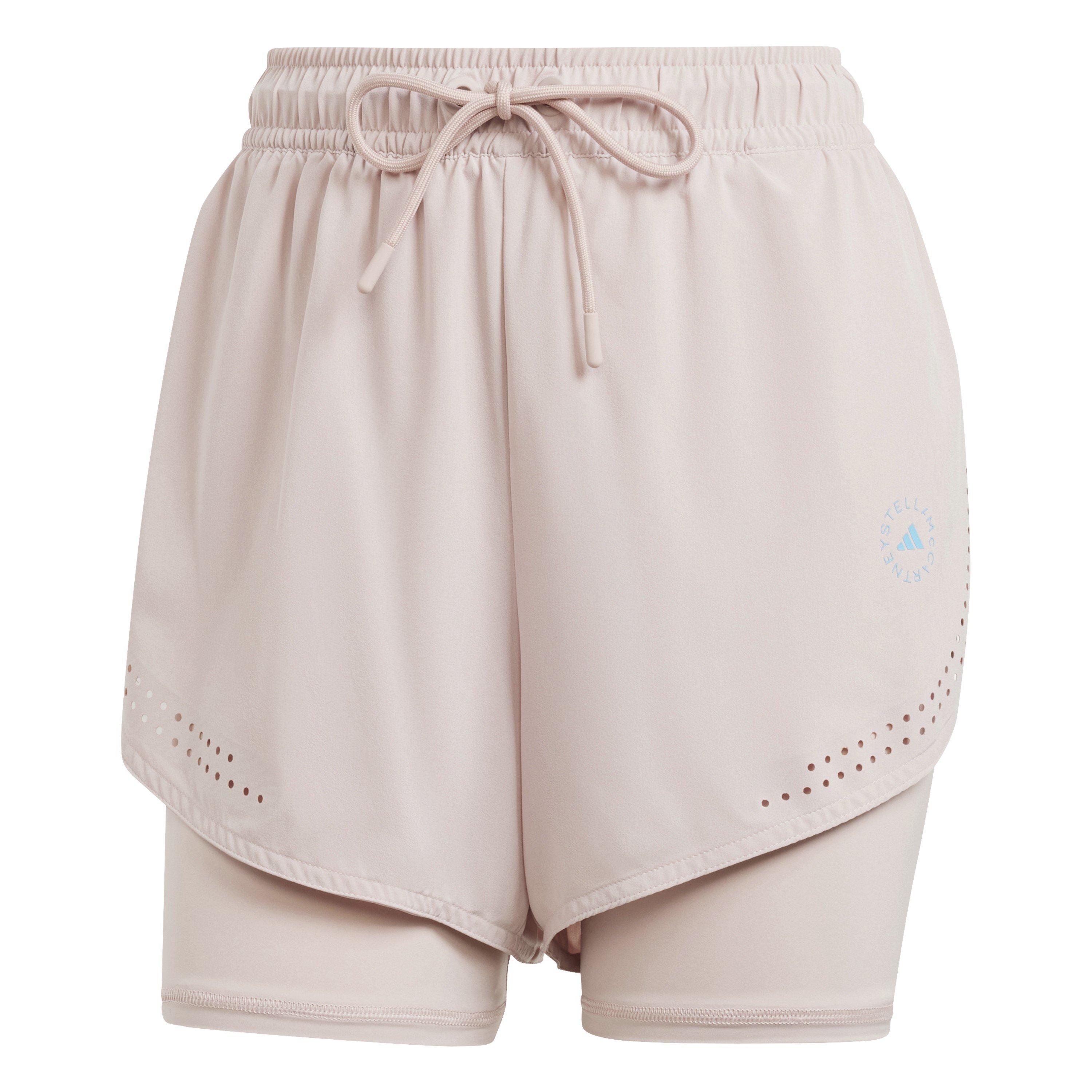 Rose - adidas - Women's 2-in-1 Performance Gym Shorts - 1