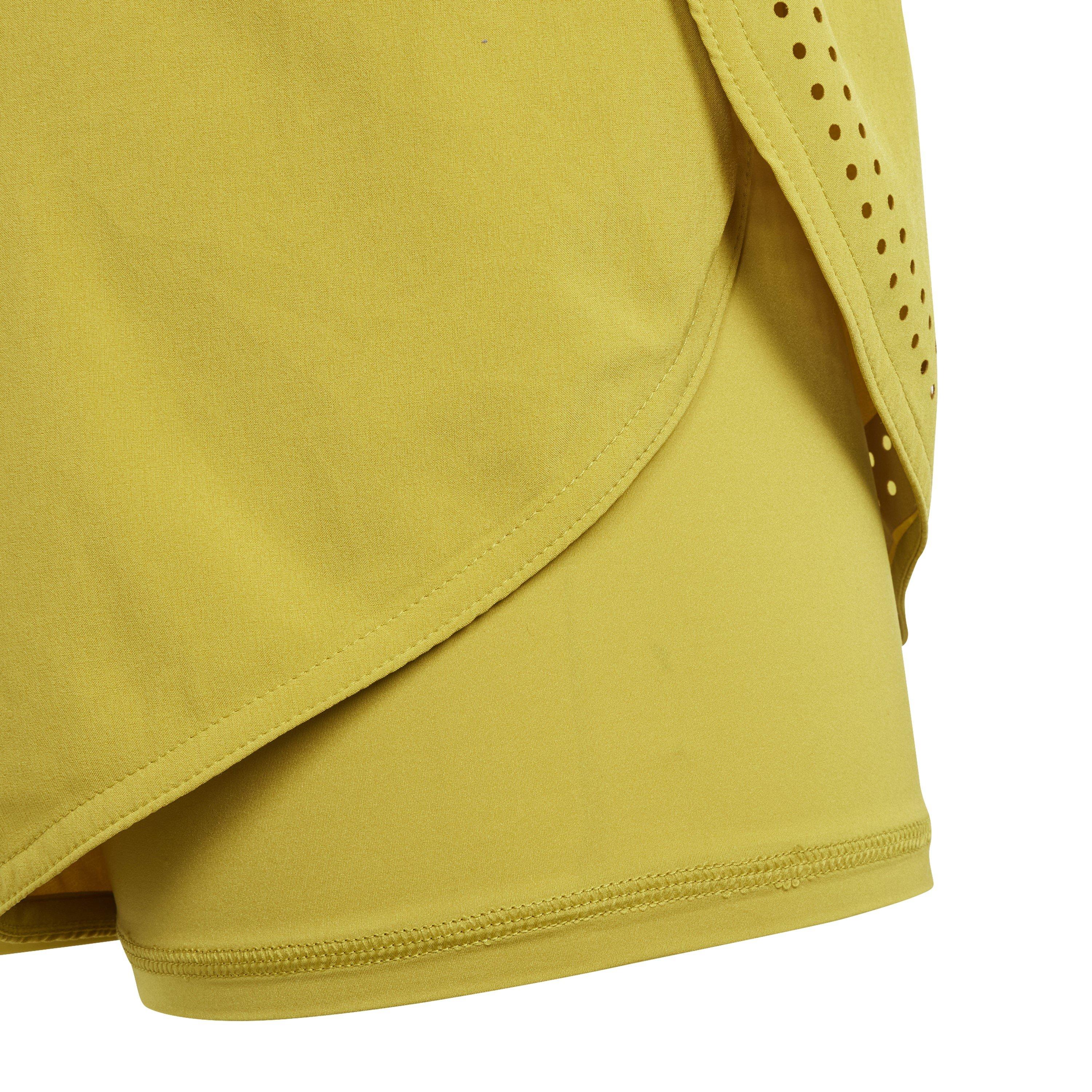 Green - adidas - Women's 2-in-1 Performance Gym Shorts - 6
