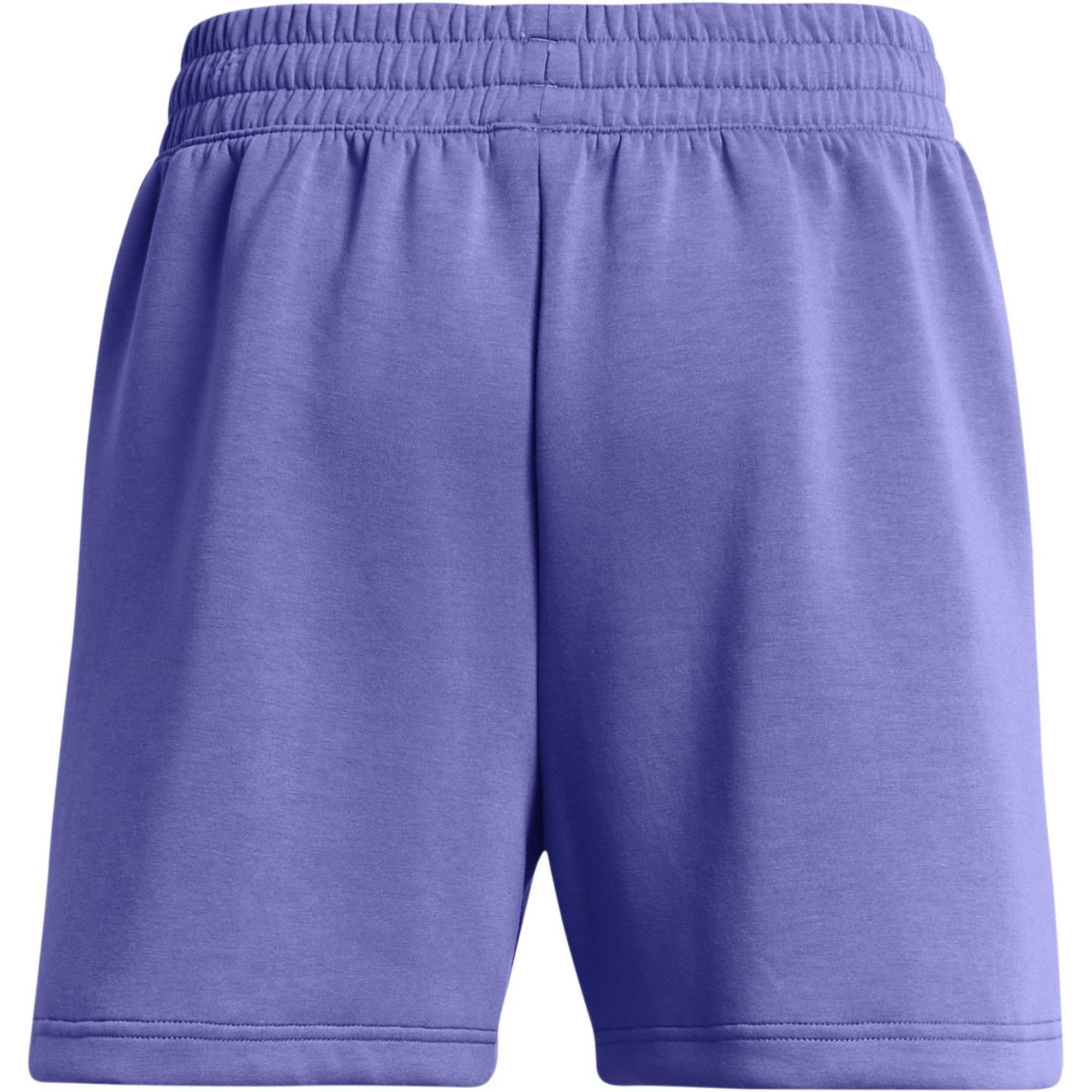 Purple - Under Armour - Women's Fleece Performance Gym Shorts - 2