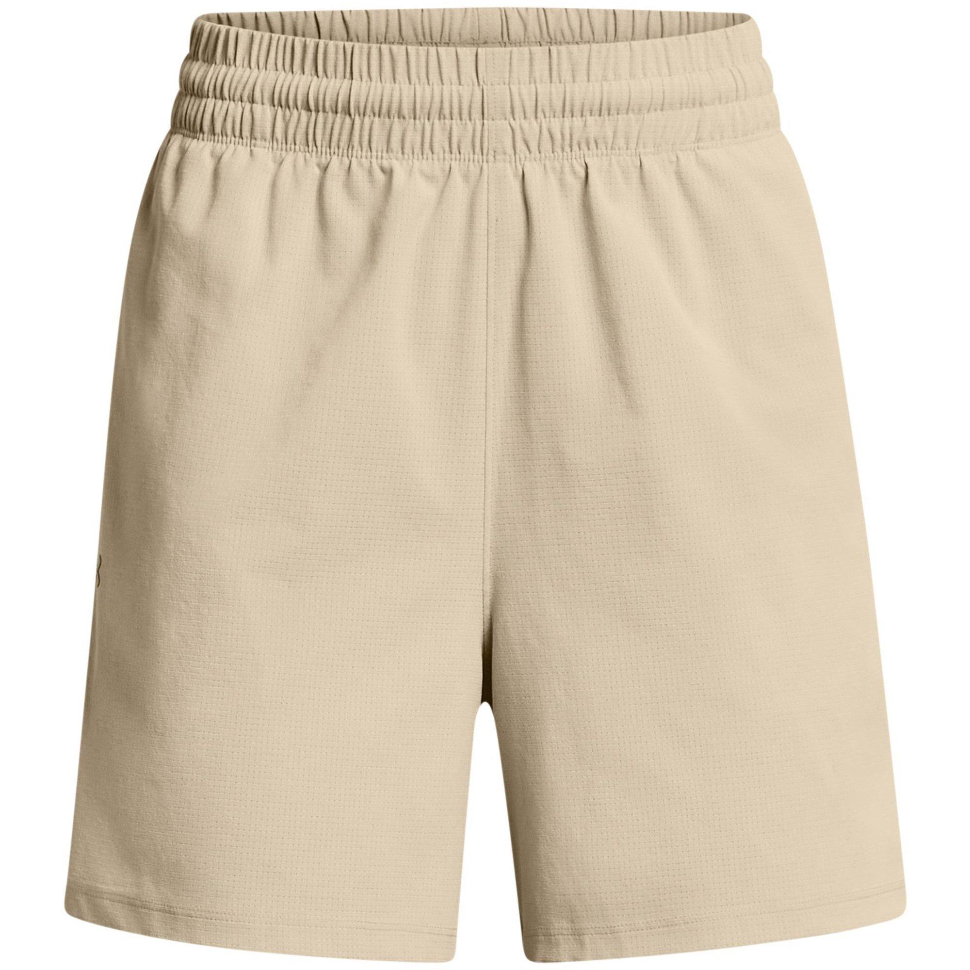 Brown - Under Armour - Women's Vented Performance Gym Shorts - 1