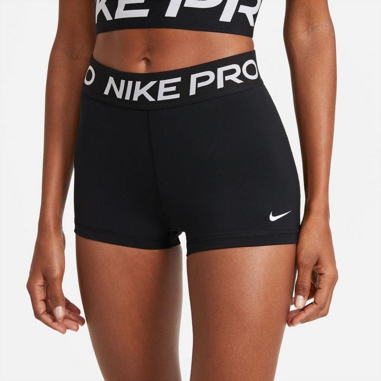 Noir - Nike - Pro Three Inch top Shorts Womens - 1