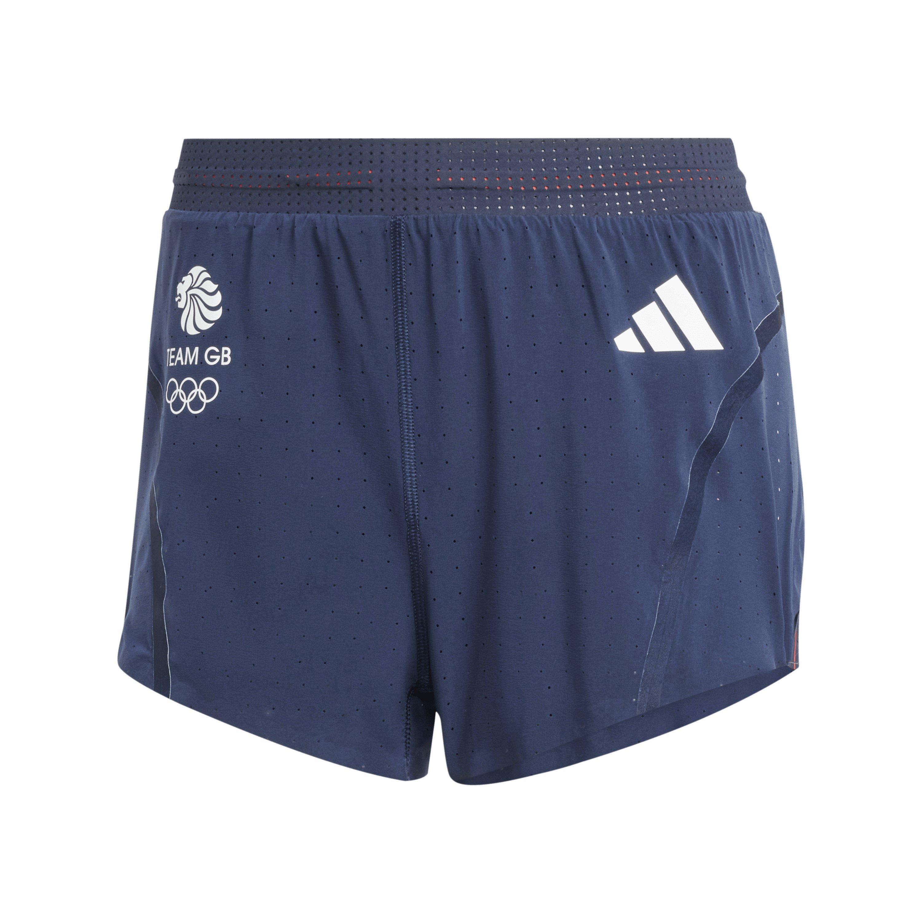 Adidas Women's Team Gb Rushow Gym Short - Legend Ink - 10 (S)