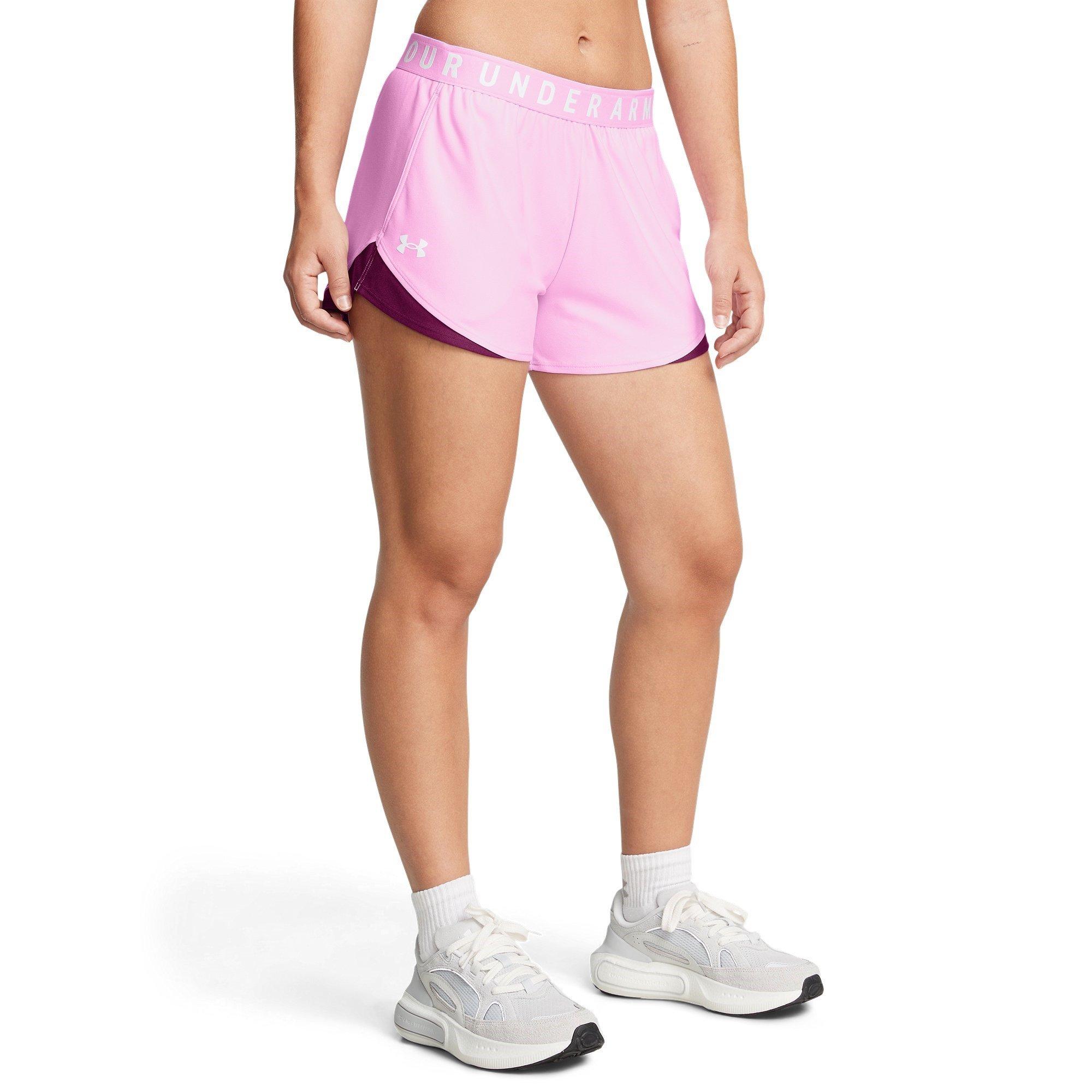 S.Pink/Purp/Wht - Under Armour - Under Play Up 3.0 Womens Shorts - 2