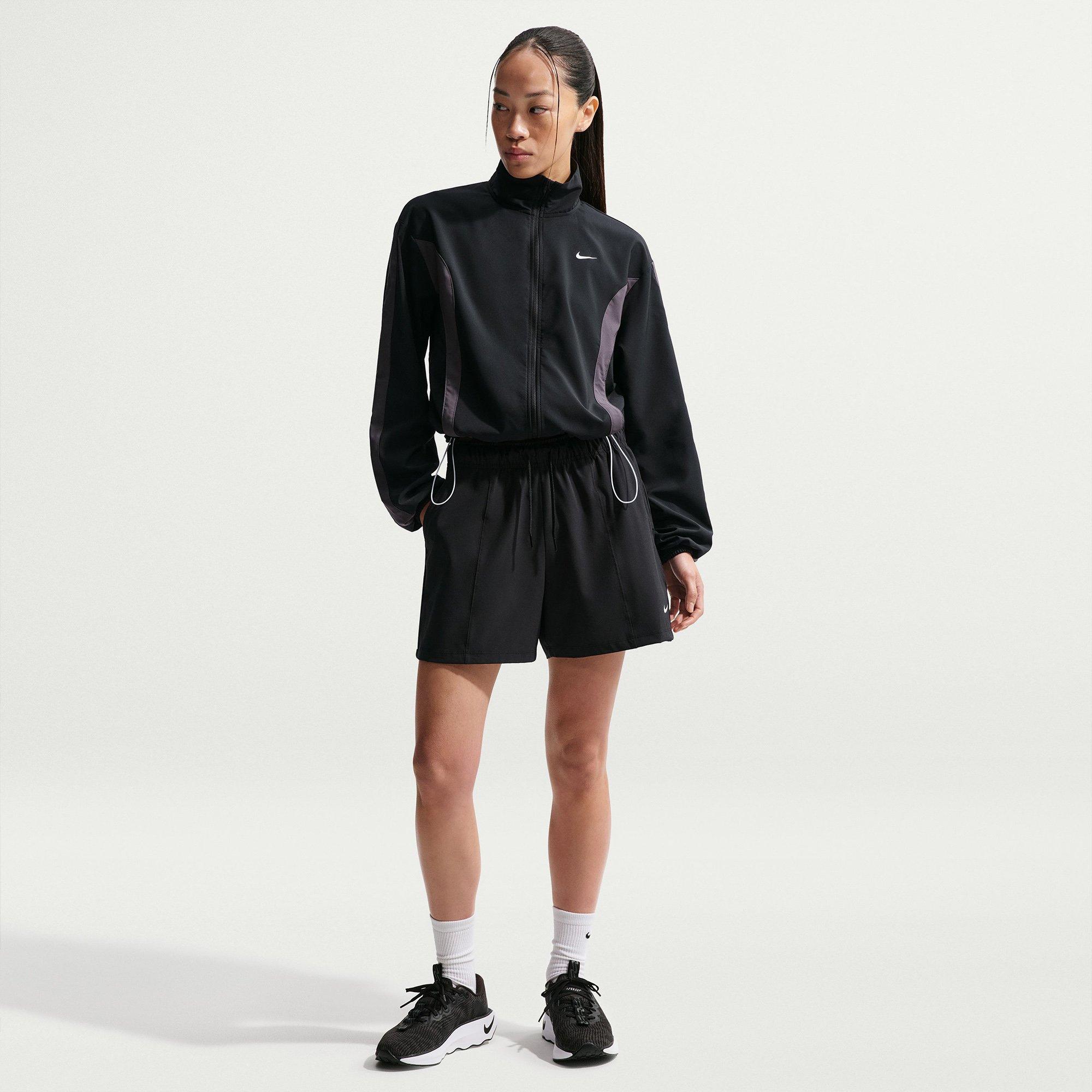 Black/White - Nike - Women's NK 1 Performance Gym Shorts - 4