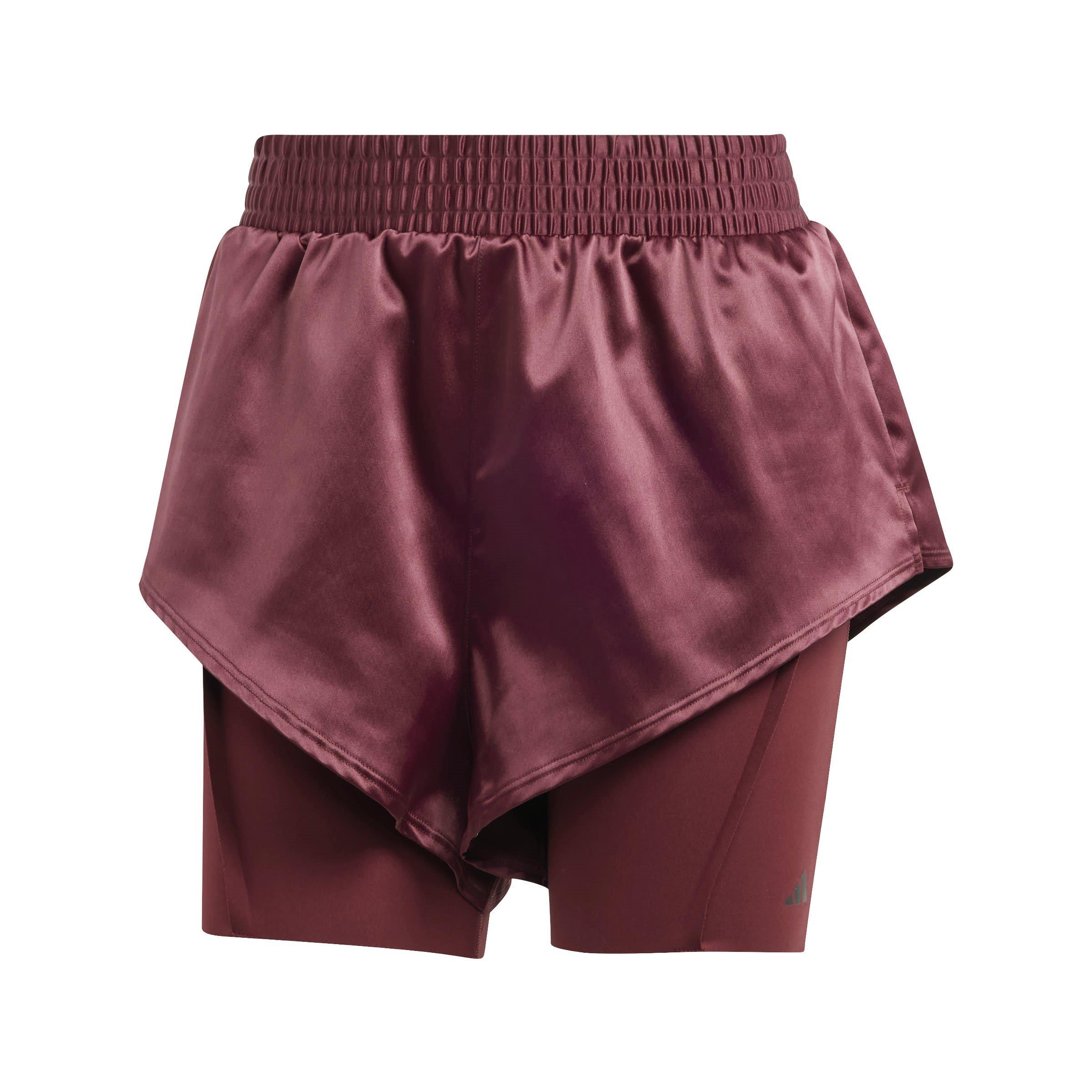 Red - adidas - Power AEROREADY 2-in-1 Shorts Womens - 1
