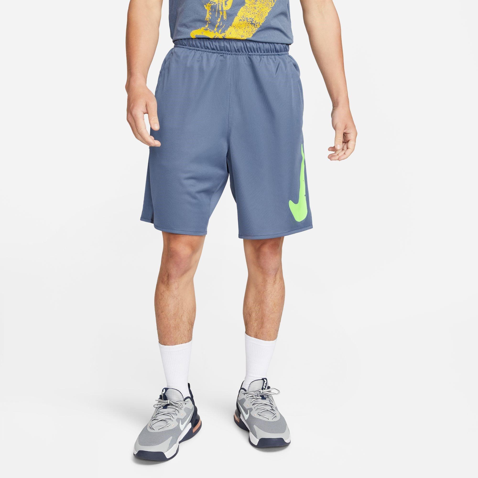 Diff.Blue/Lime - Nike - SS72 Knit 9 Sht sn34 - 3