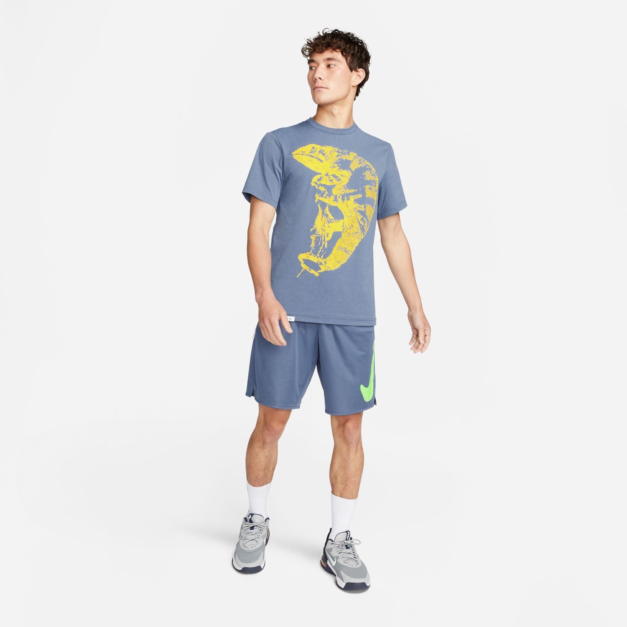 Diff.Blue/Lime - Nike - SS72 Knit 9 Sht sn34 - 8