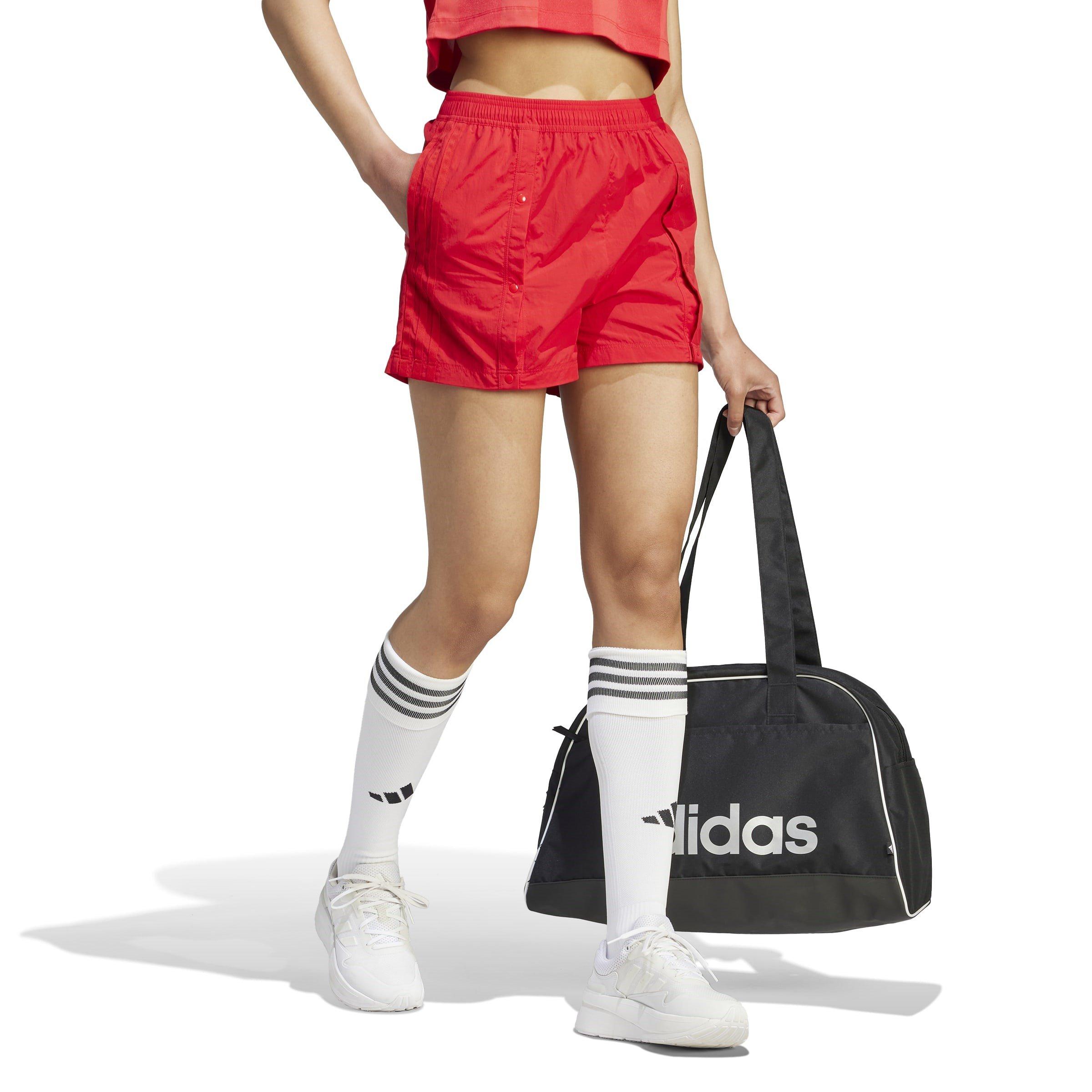 Rød - adidas - Snap-Button Shorts Womens - 4