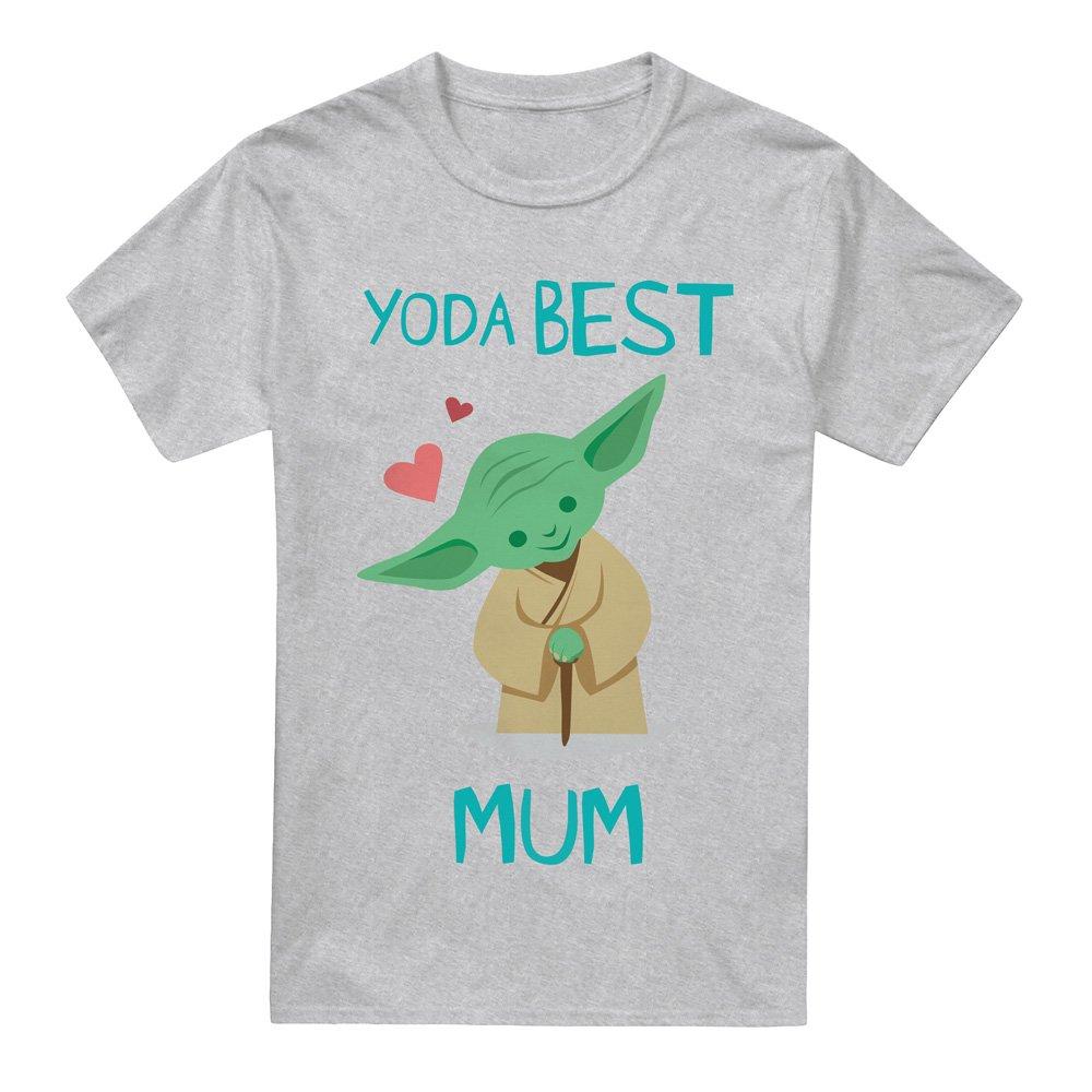 Grey - Star Wars - Star Wars MotherS Day Yoda Best Mum T-Shirt Grey - 4