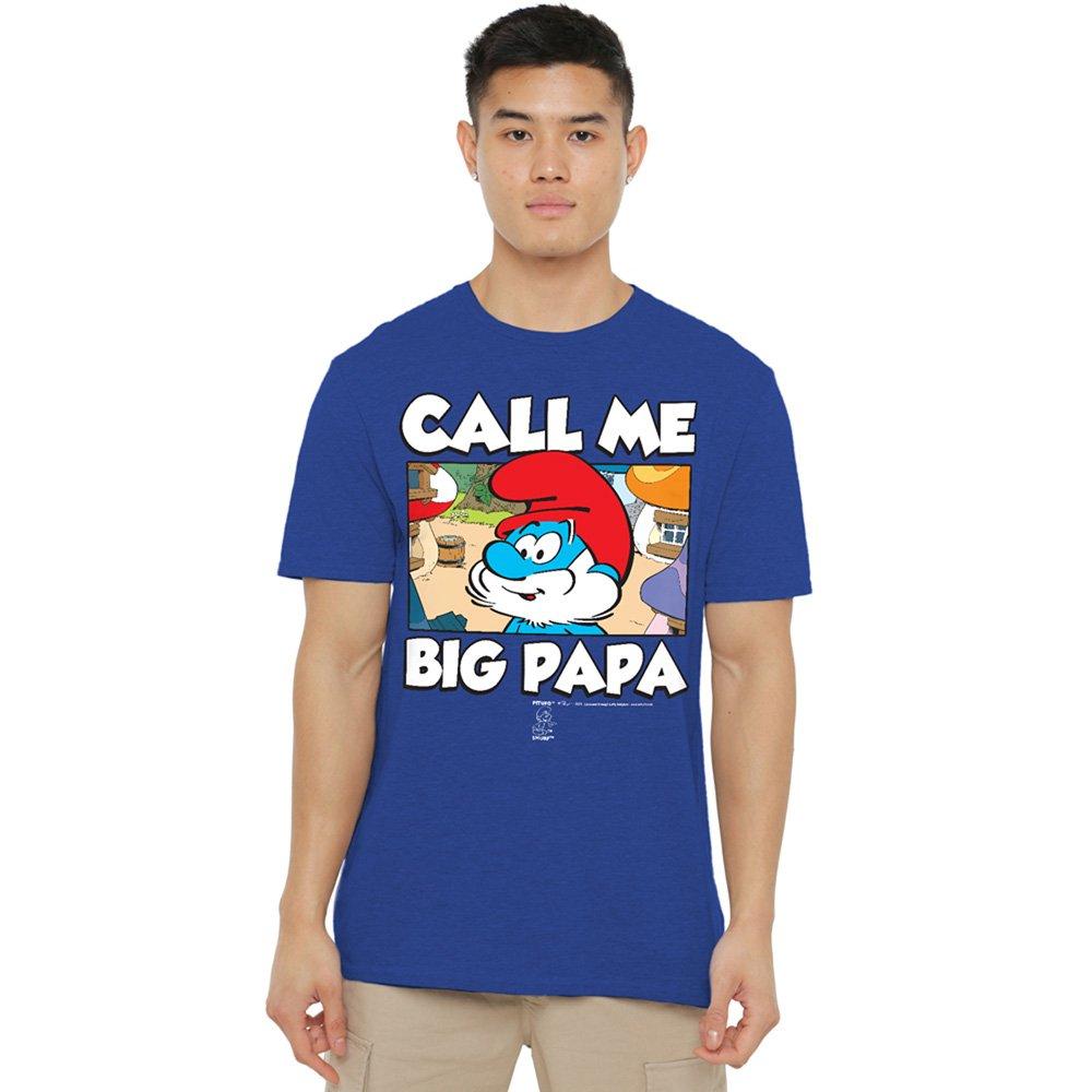 Blue - Other - Smurfs Call Me Big Papa T-Shirt Royal - 1