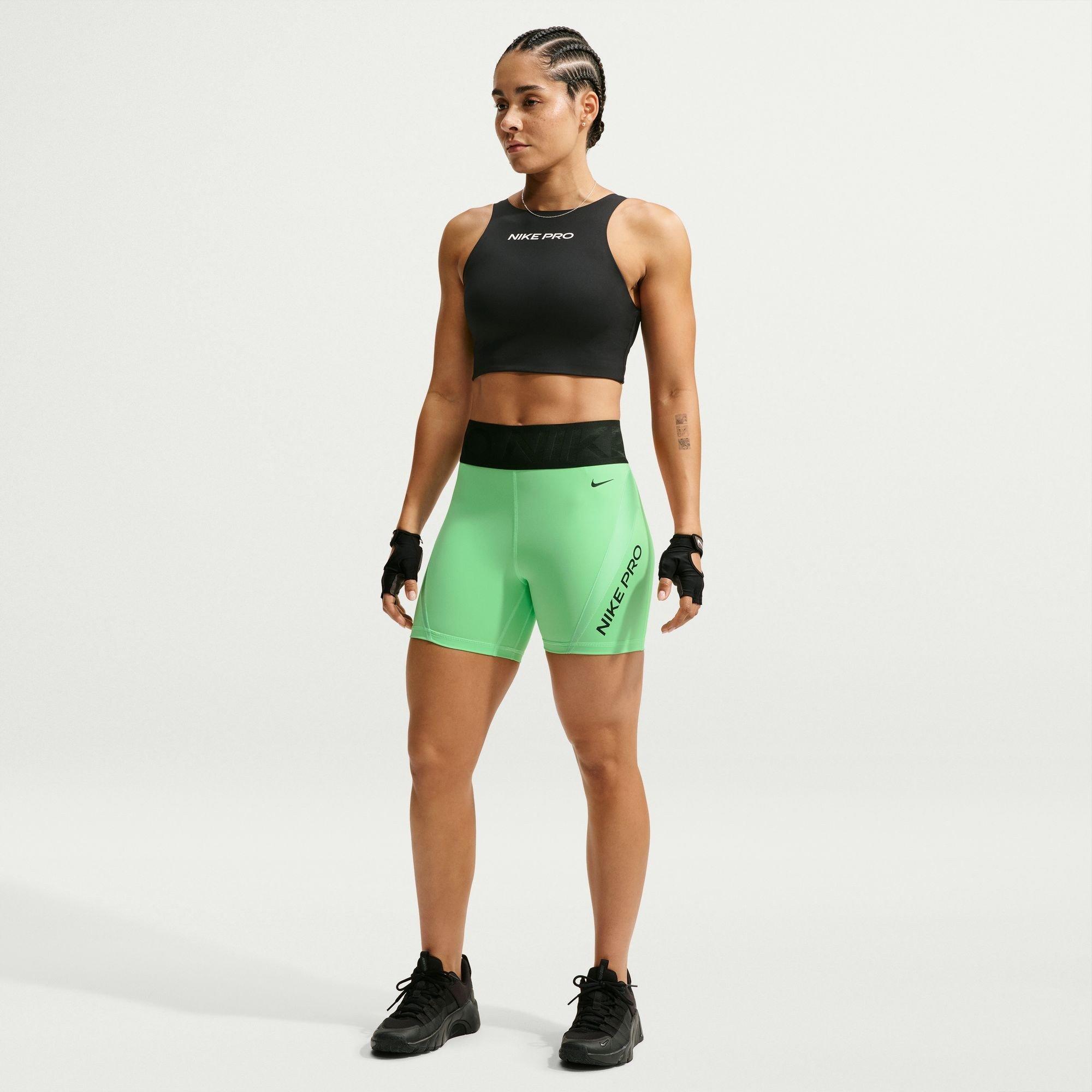 Illusion Green - Nike - Womens Keely Sculpt 5in Performance Shorts - 4