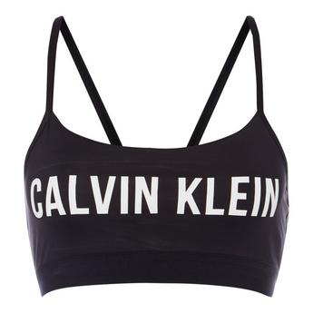 Calvin Klein Cintura bianco grigio Calvin Low Logo Sports Bra