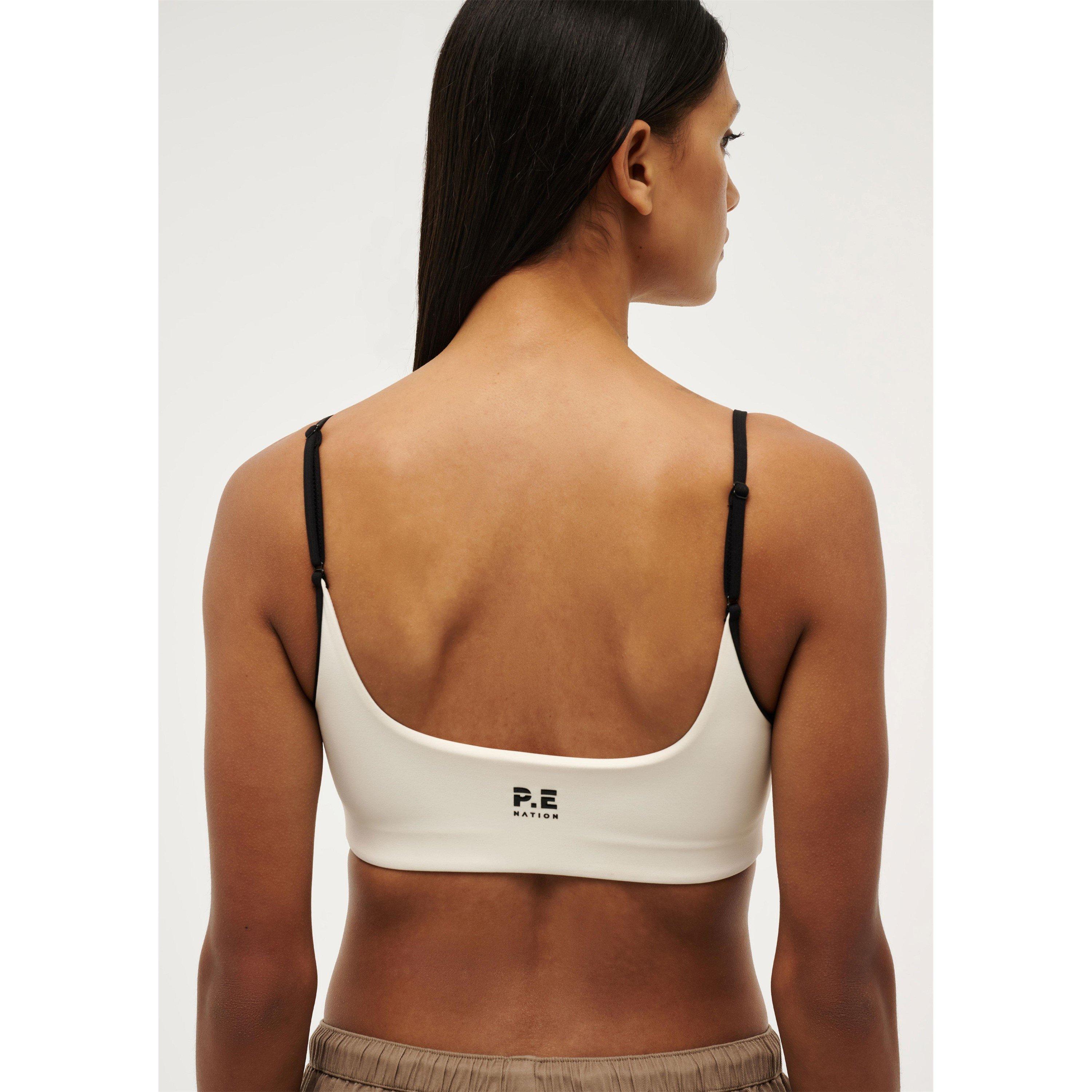 Whisper White - PE Nation - Women's Preview Medium Impact Sports Bra - 3