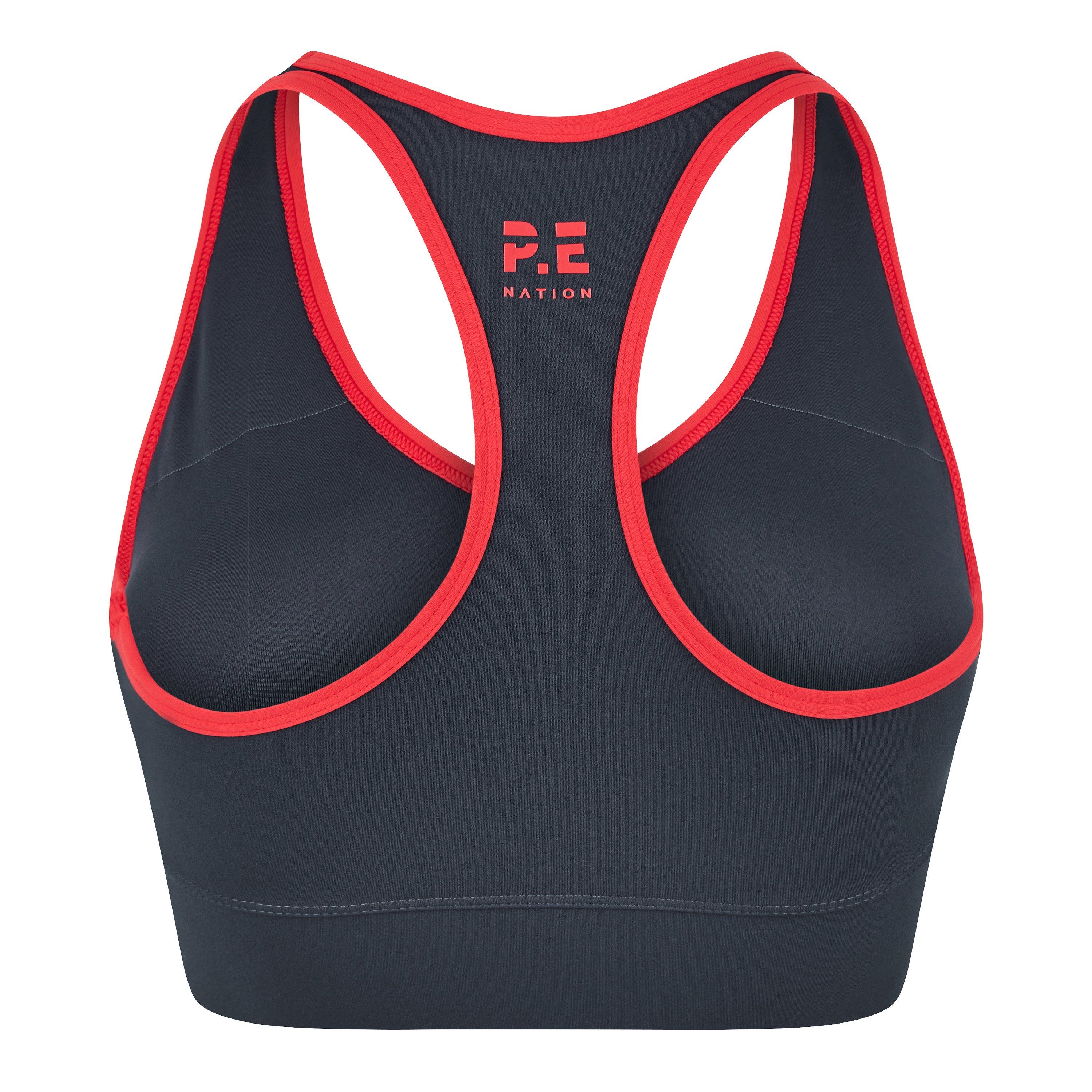 Marine/Poppy - PE Nation - Women's Vita Support Medium Impact Sports Bra - 2