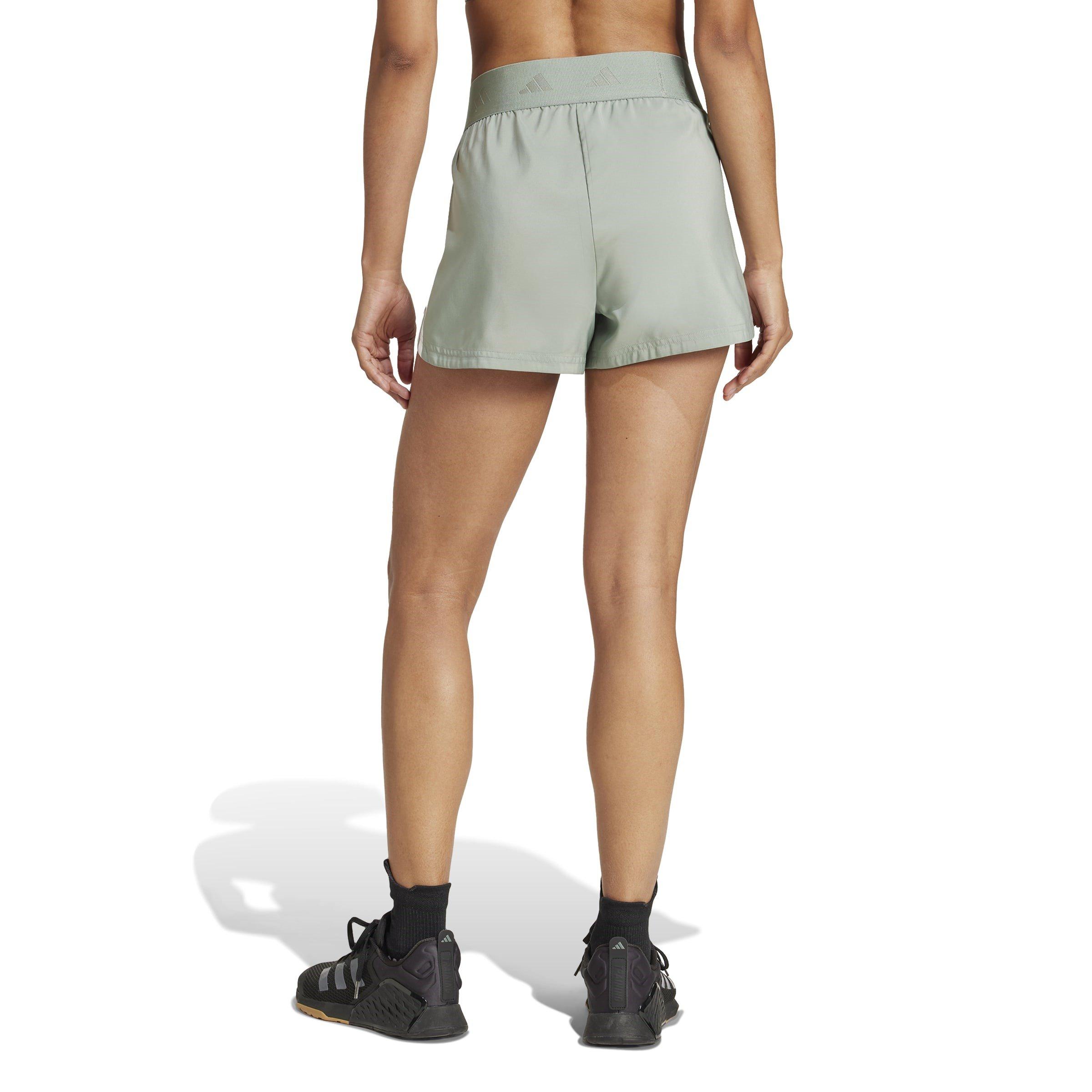 Silve Green/Wht - adidas - adidas Own the Run Shorts Womens - 3