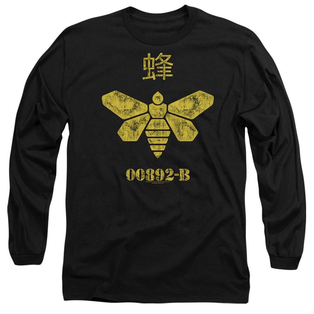 Breaking Bad Men's Methylamine Barrel Bee Long Sleeve T - Black - M