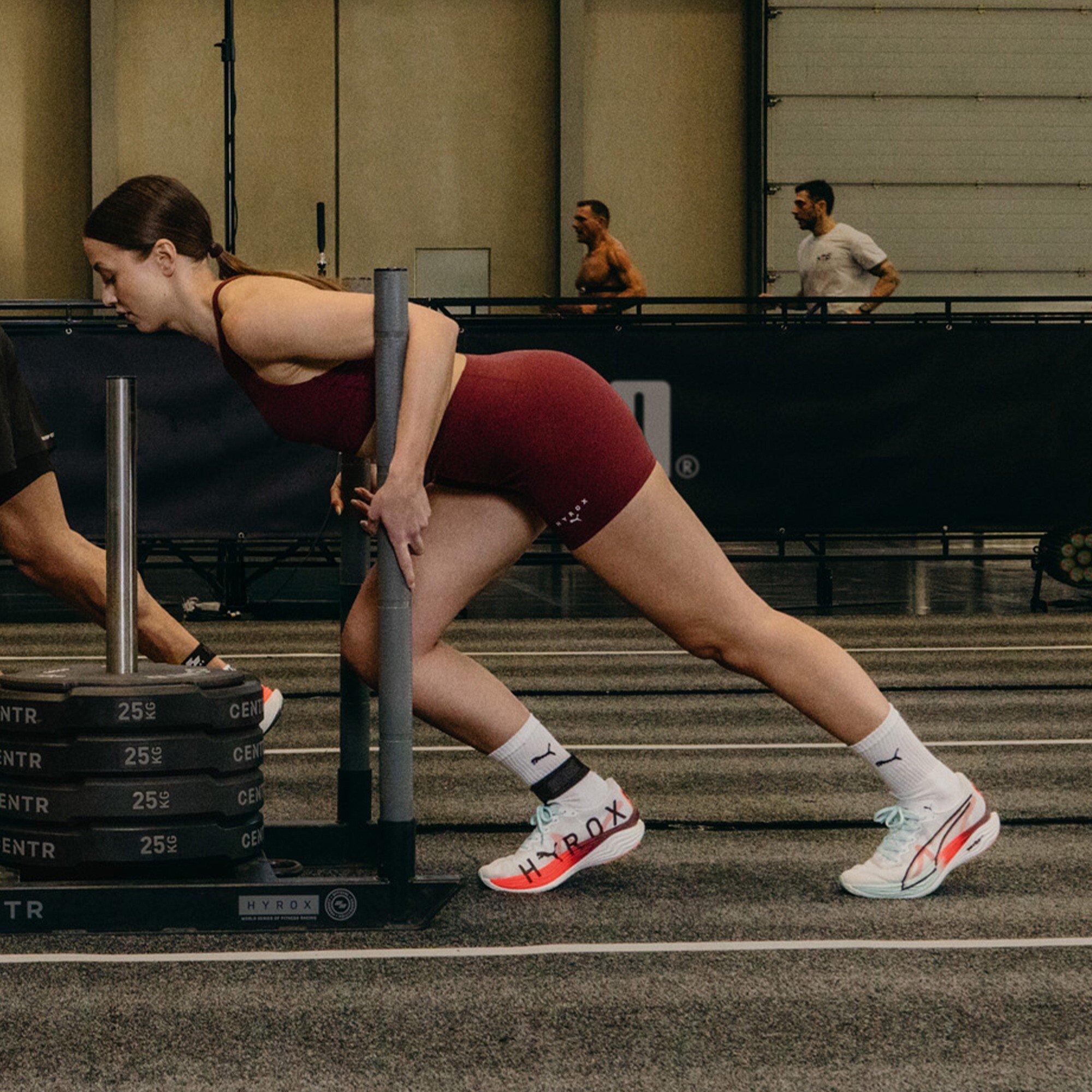 Ruby Shimmer - Puma - Hyrox Luxe Performance Gym Shorts - 5