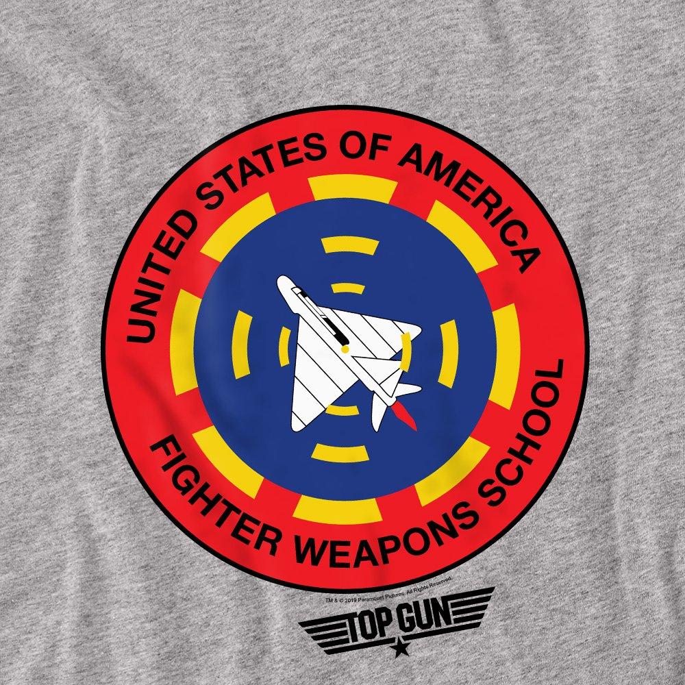 Grey - Top Gun - Top Gun Fighter Weapons School Long Sleeve T-Shirt - 2