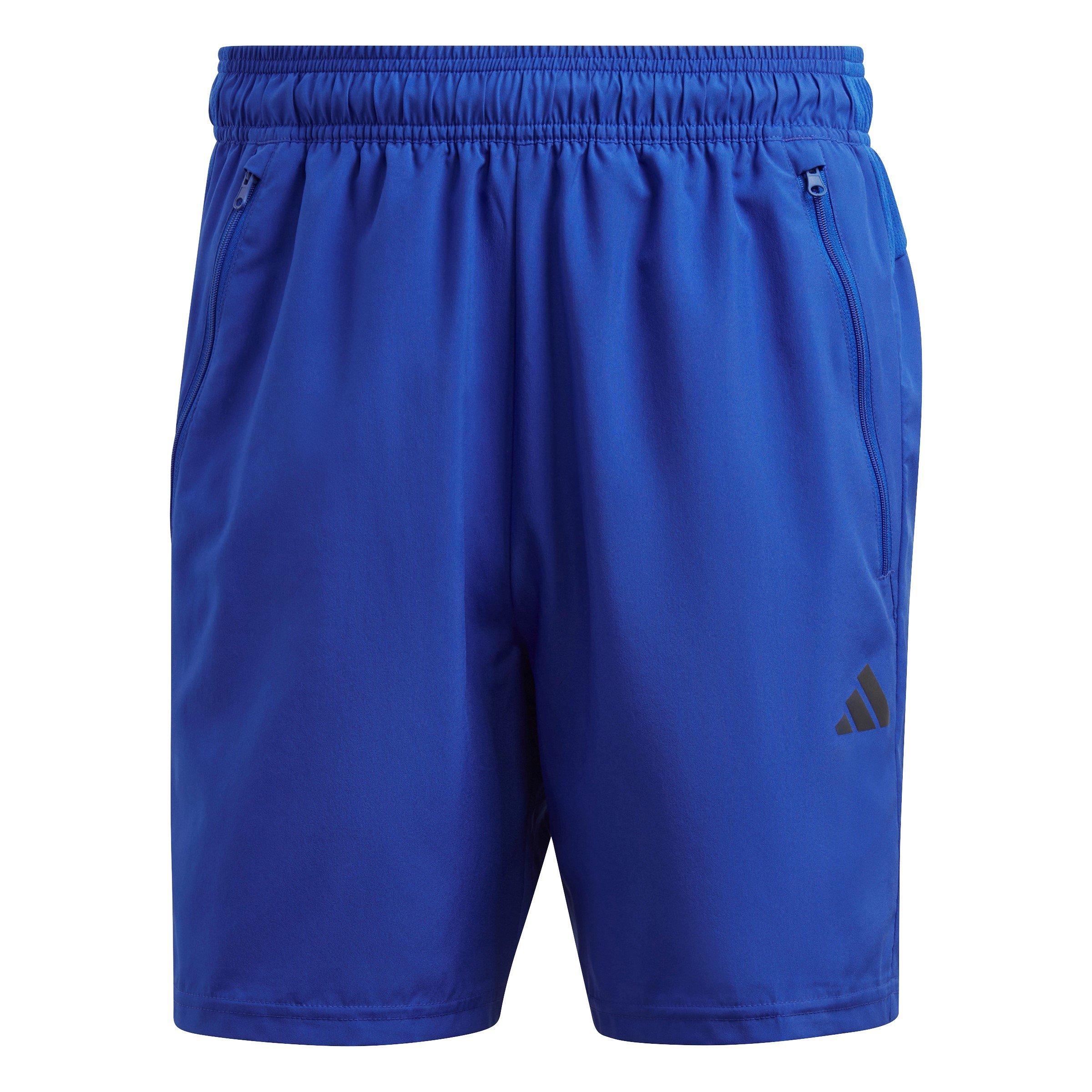 Lucid Blu/Black - adidas - Train Essentials Mens Woven Performance Shorts - 1