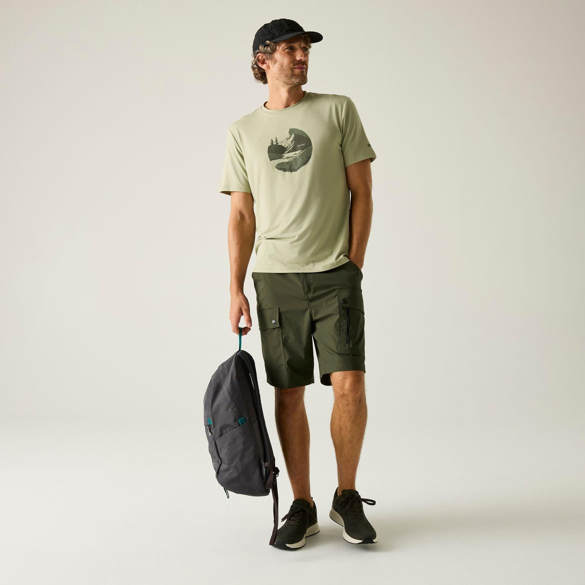 Dark Khaki - Regatta - Mens Arlery Isoflex Stretch Shorts - 3