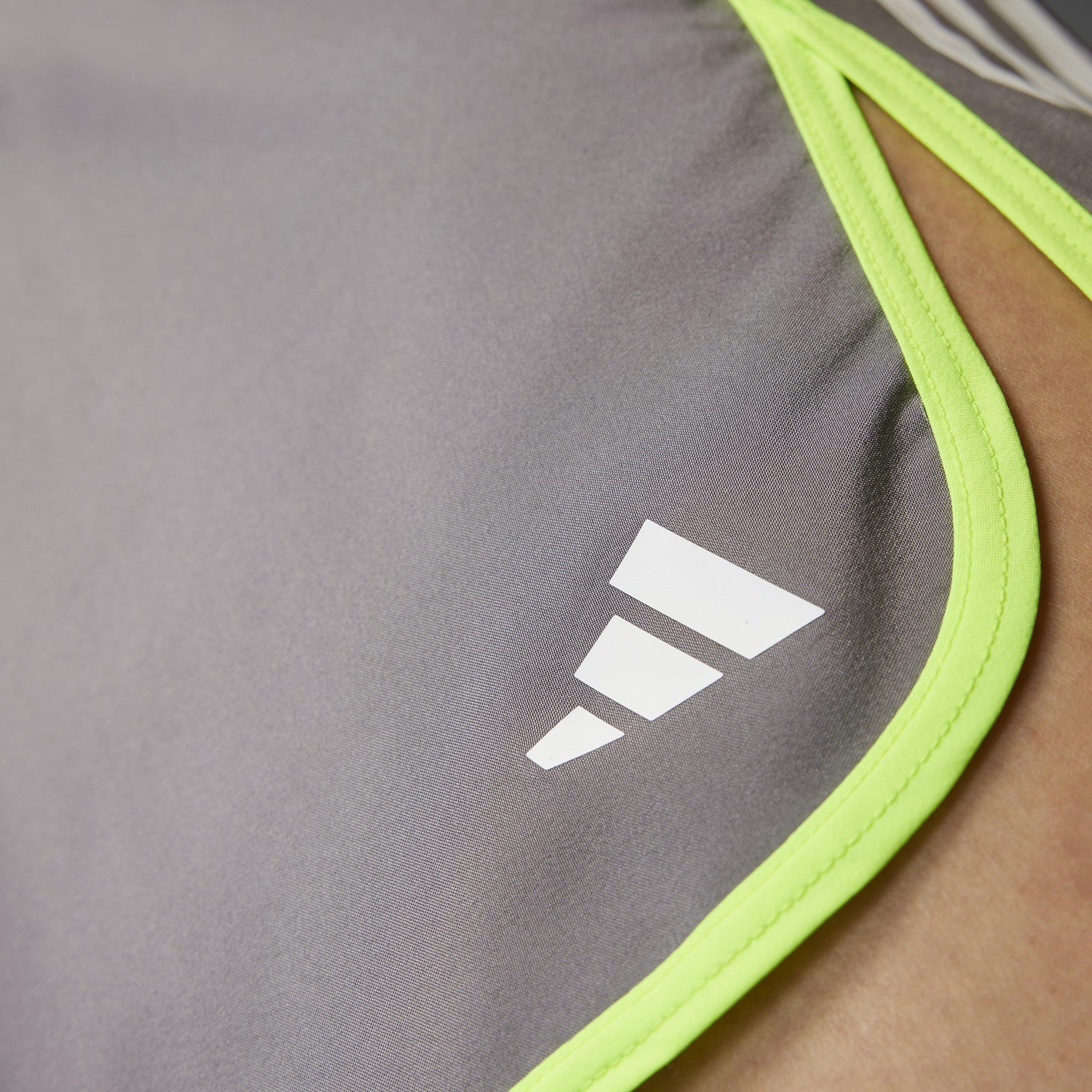 Taupe/Wht/Lemon - adidas - adidas Hyperglam Woven Color Pop Womens Performance Shorts - 13