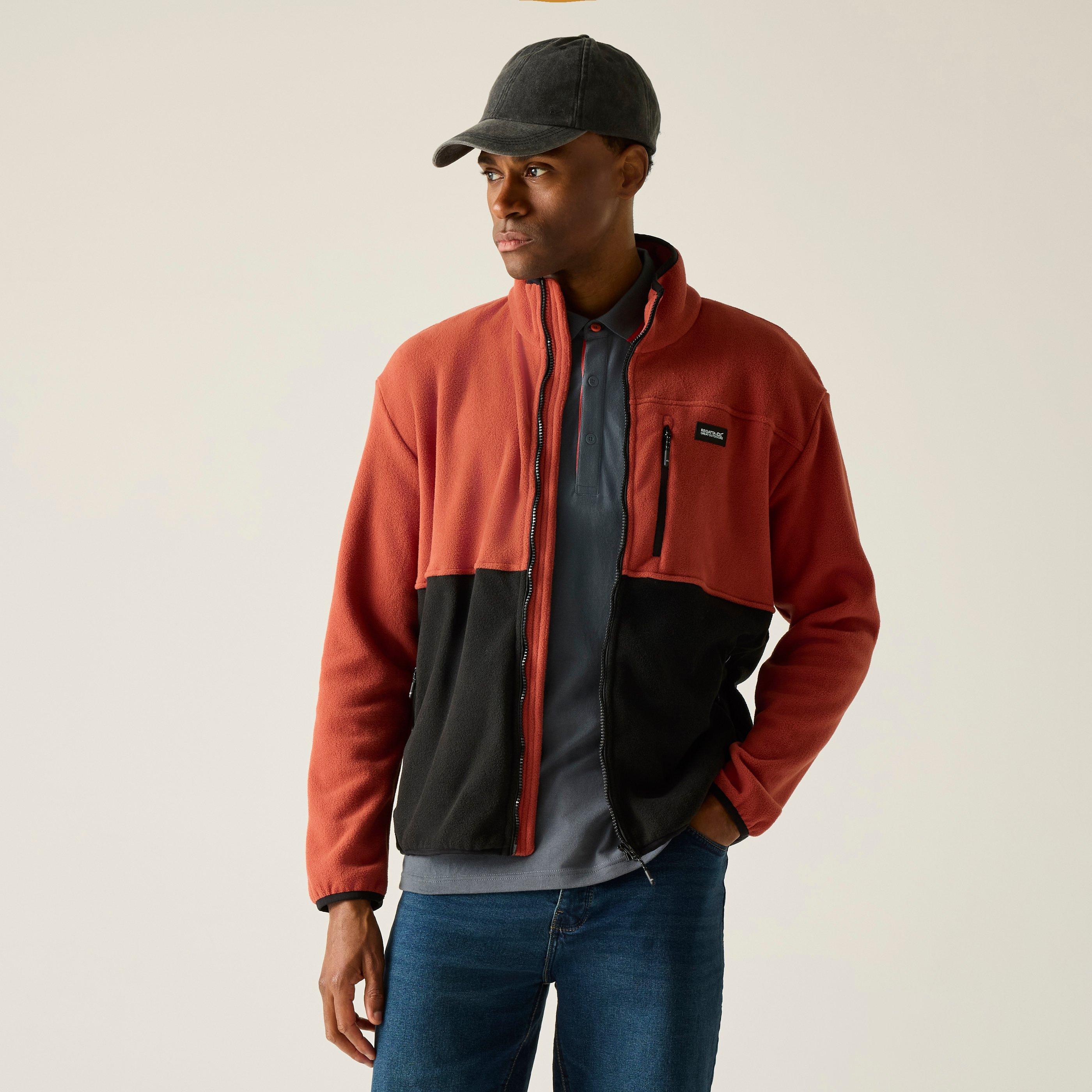 Mens Frankie Colour Block Fleece