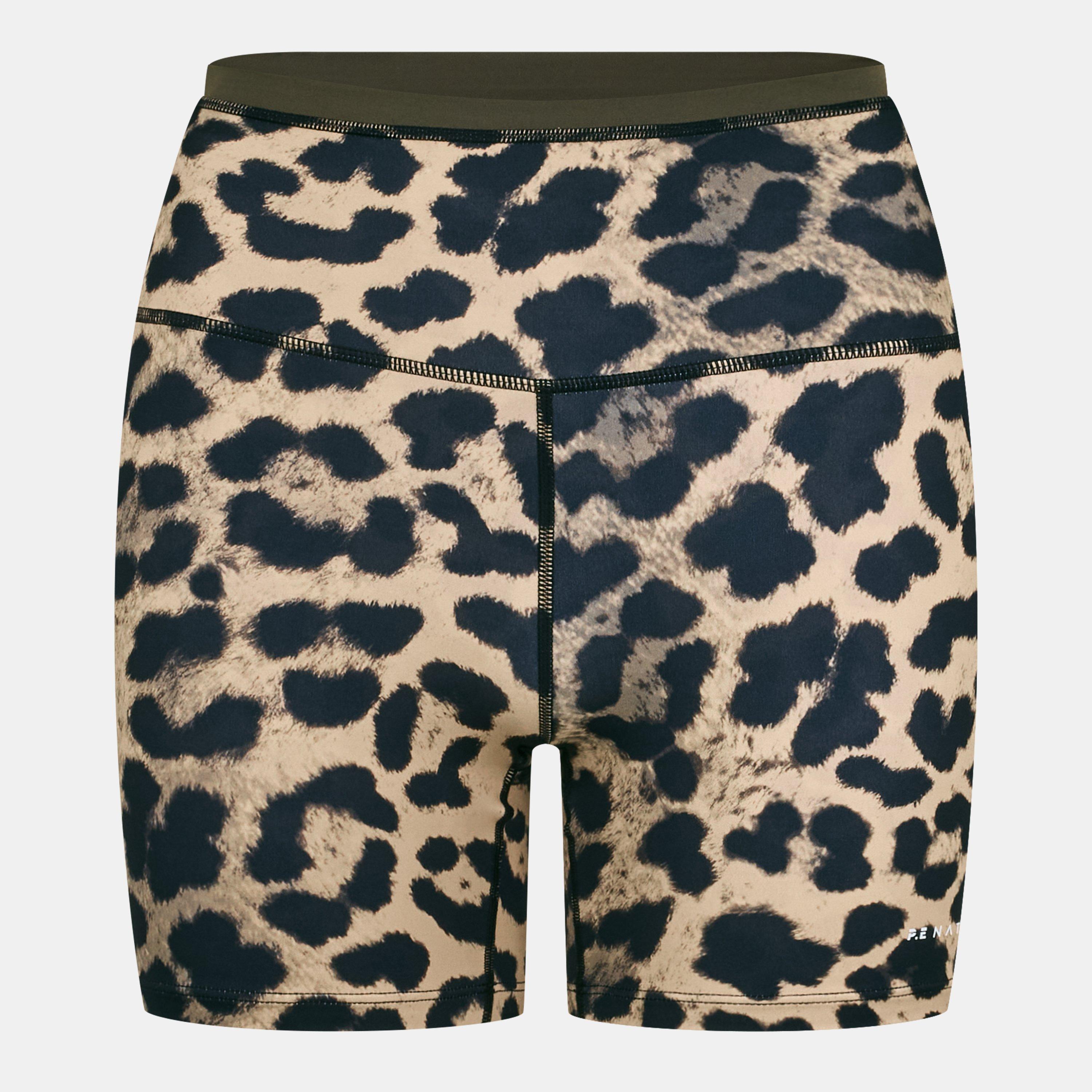 Leo Print - PE Nation - Women's Stellar Performance Gym Shorts - 1