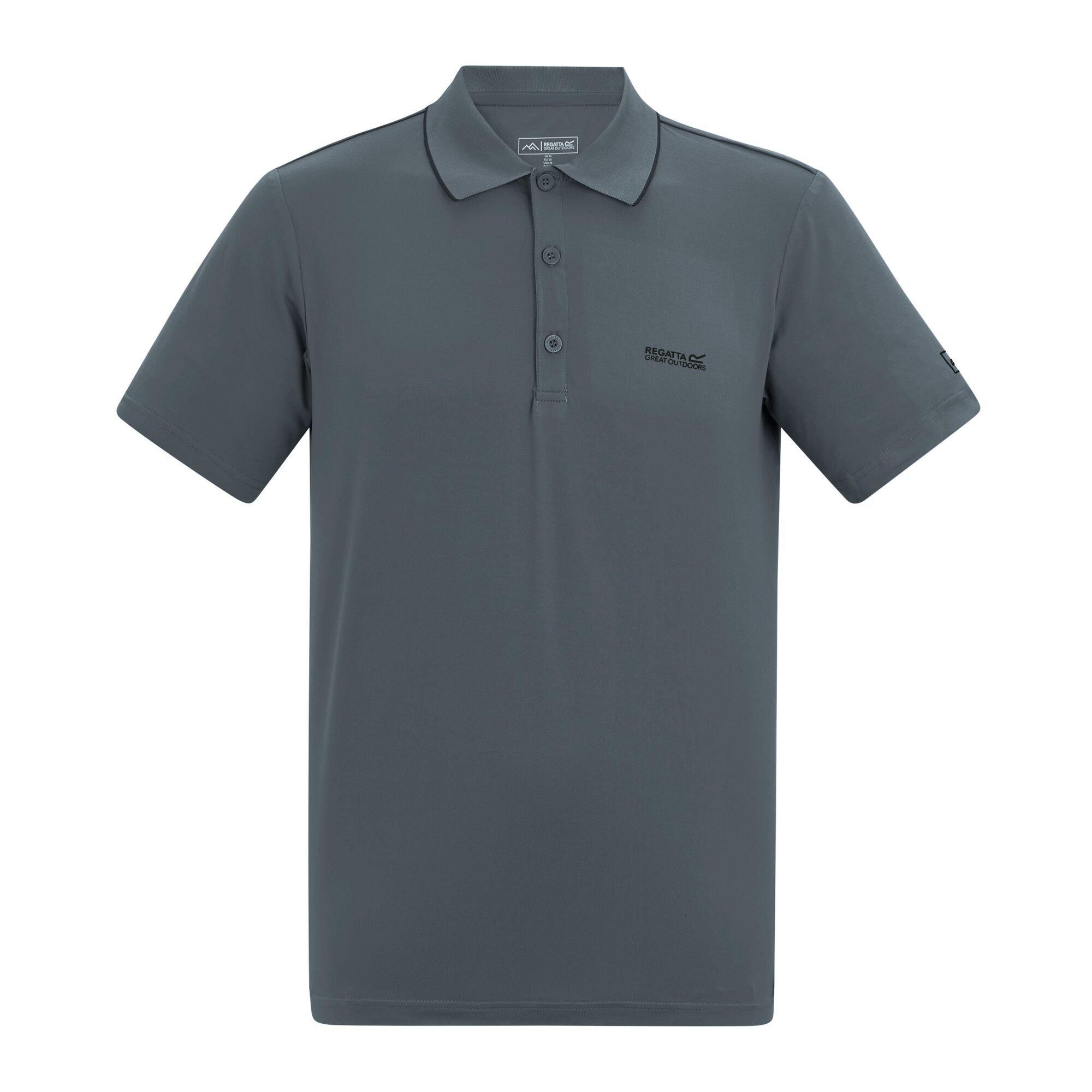 Dark Storm - Regatta - Mens Maverik stretch UPF 50+ Polo Shirt - 5