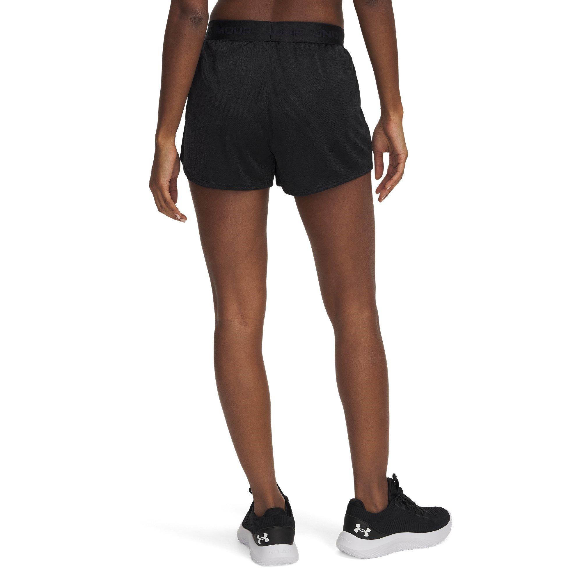 Blk/Castlerock - Under Armour - Women's Tech Performance Gym Shorts - 2