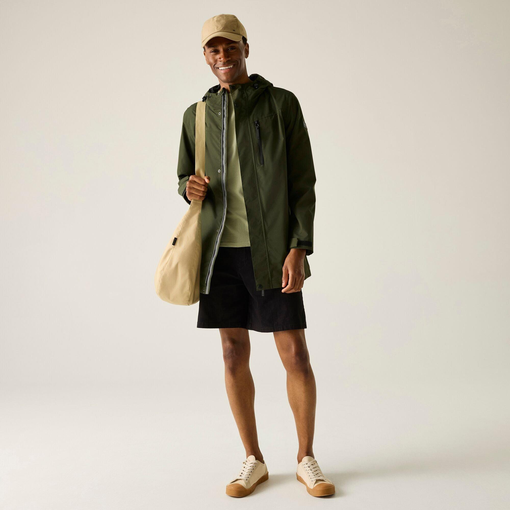 Dark Khaki - Regatta - Mens Daledon Waterproof Isotex Jacket - 3