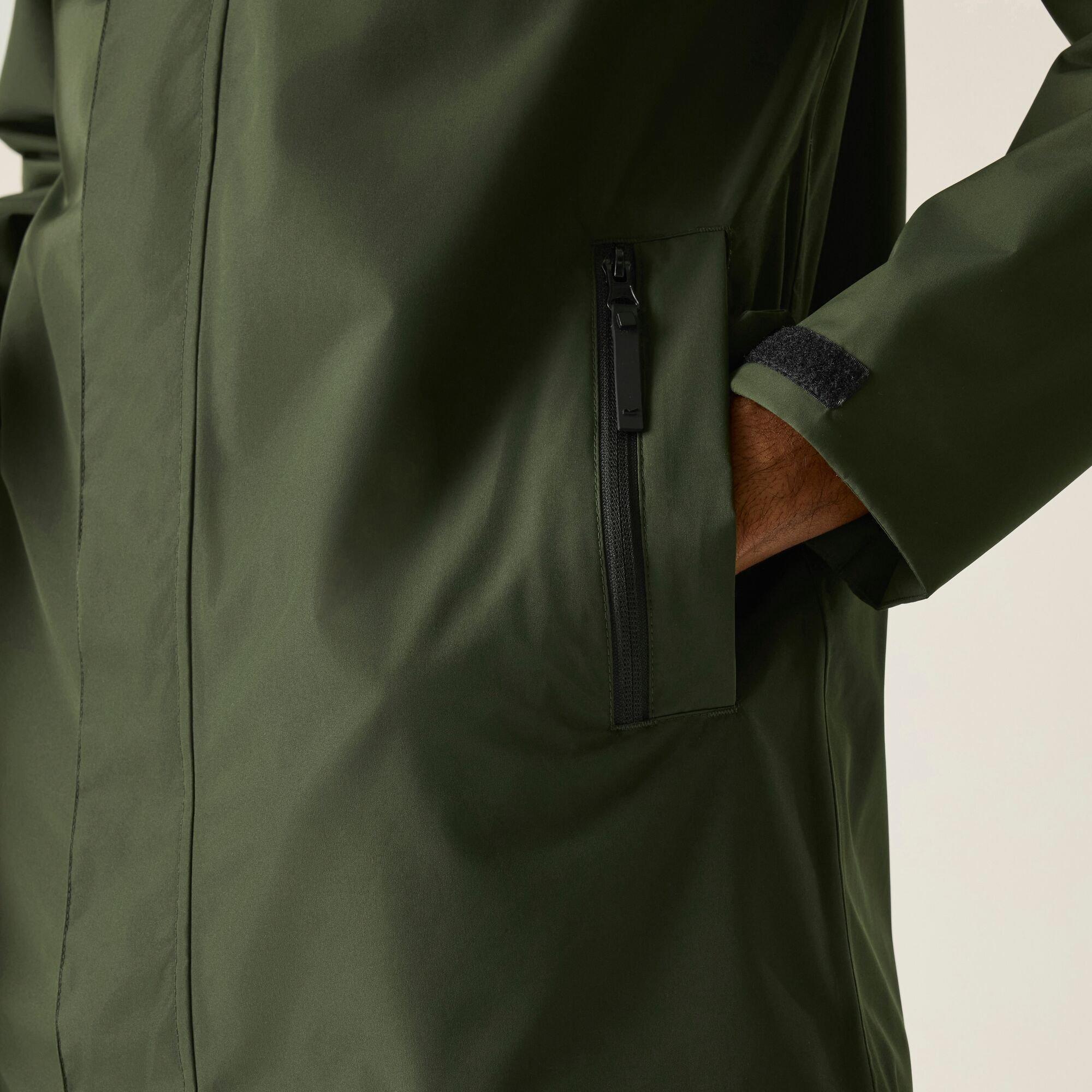Dark Khaki - Regatta - Mens Daledon Waterproof Isotex Jacket - 6