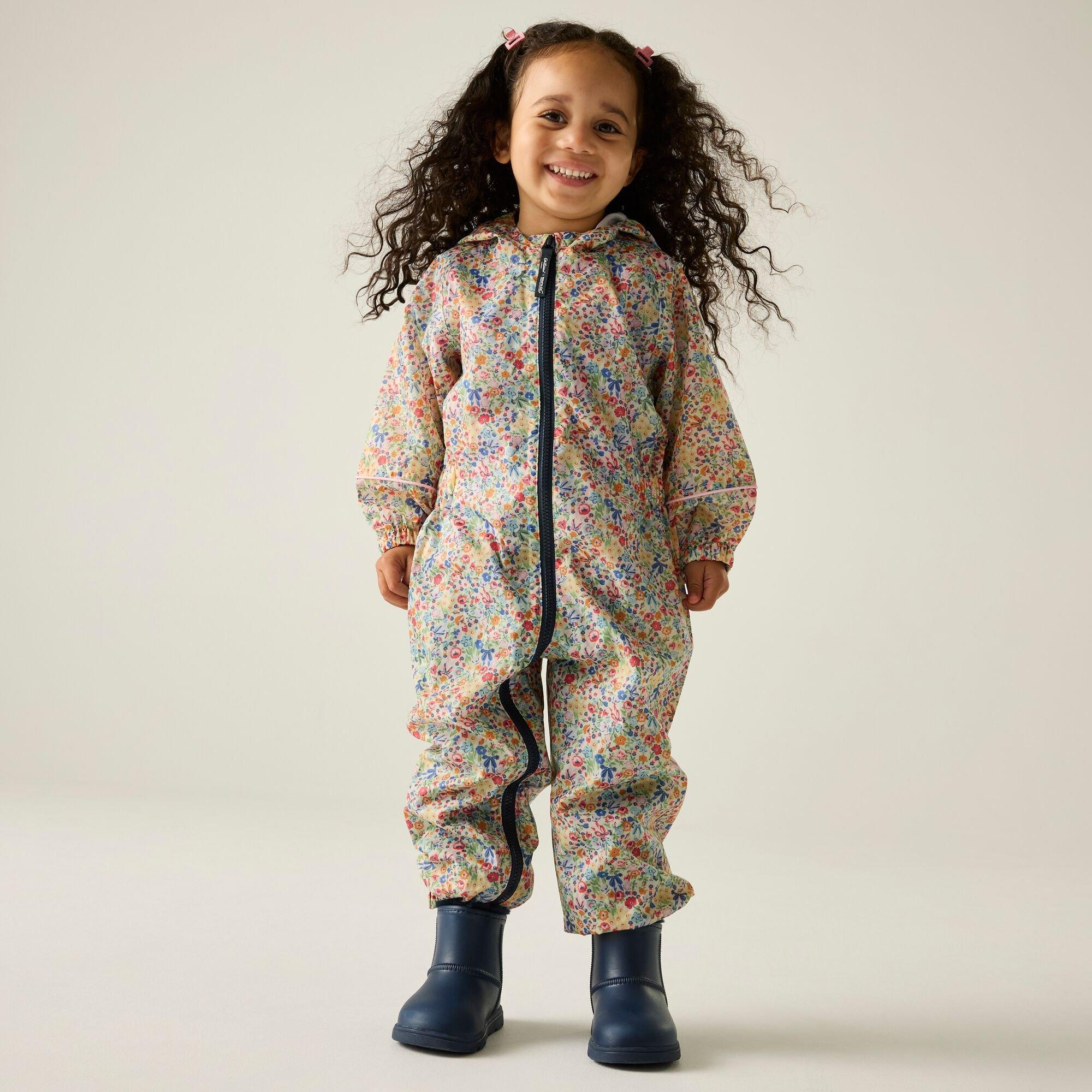 Cream Harmony D - Regatta - Kids Cath Kidston Waterproof Isolite Puddlesuit - 1