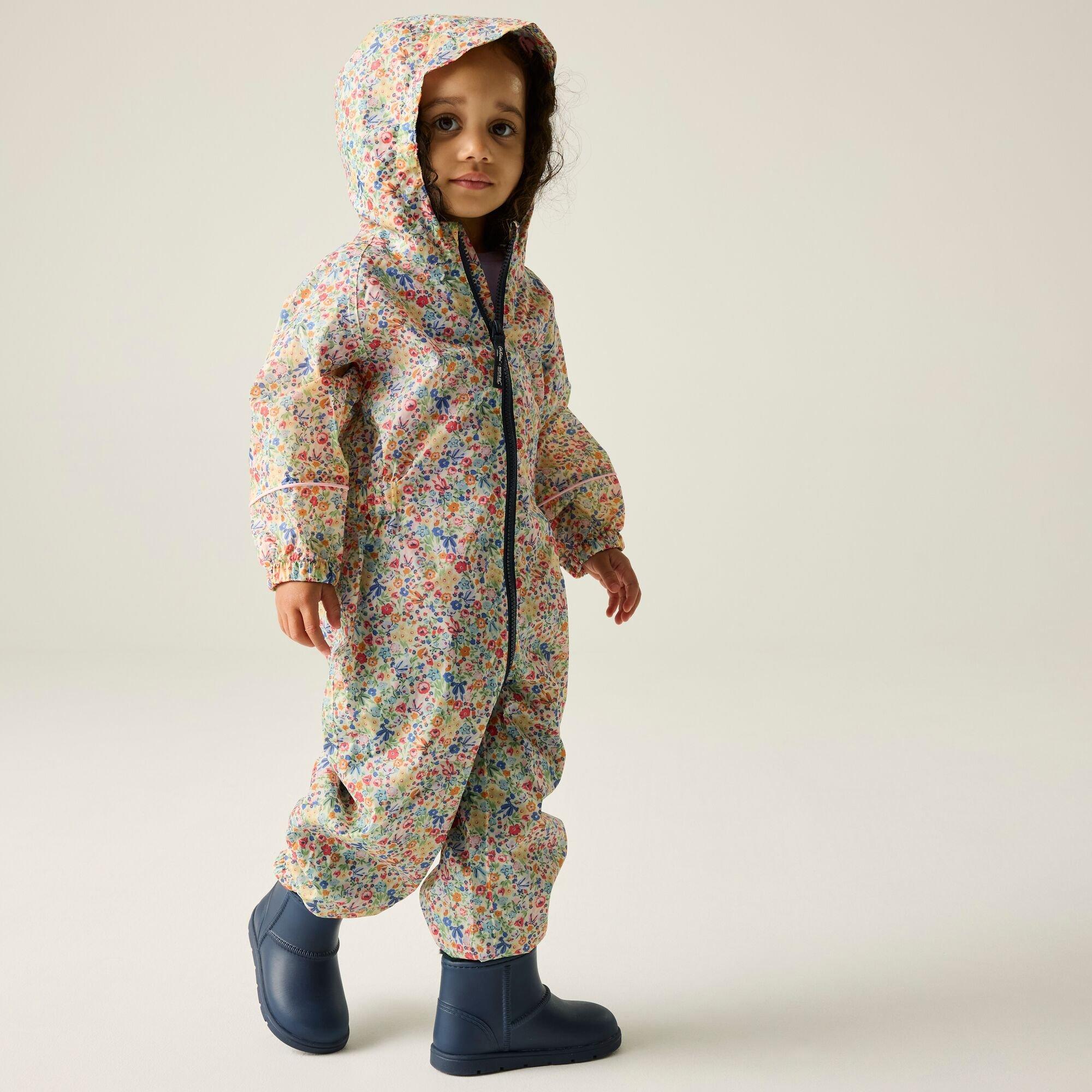 Cream Harmony D - Regatta - Kids Cath Kidston Waterproof Isolite Puddlesuit - 3