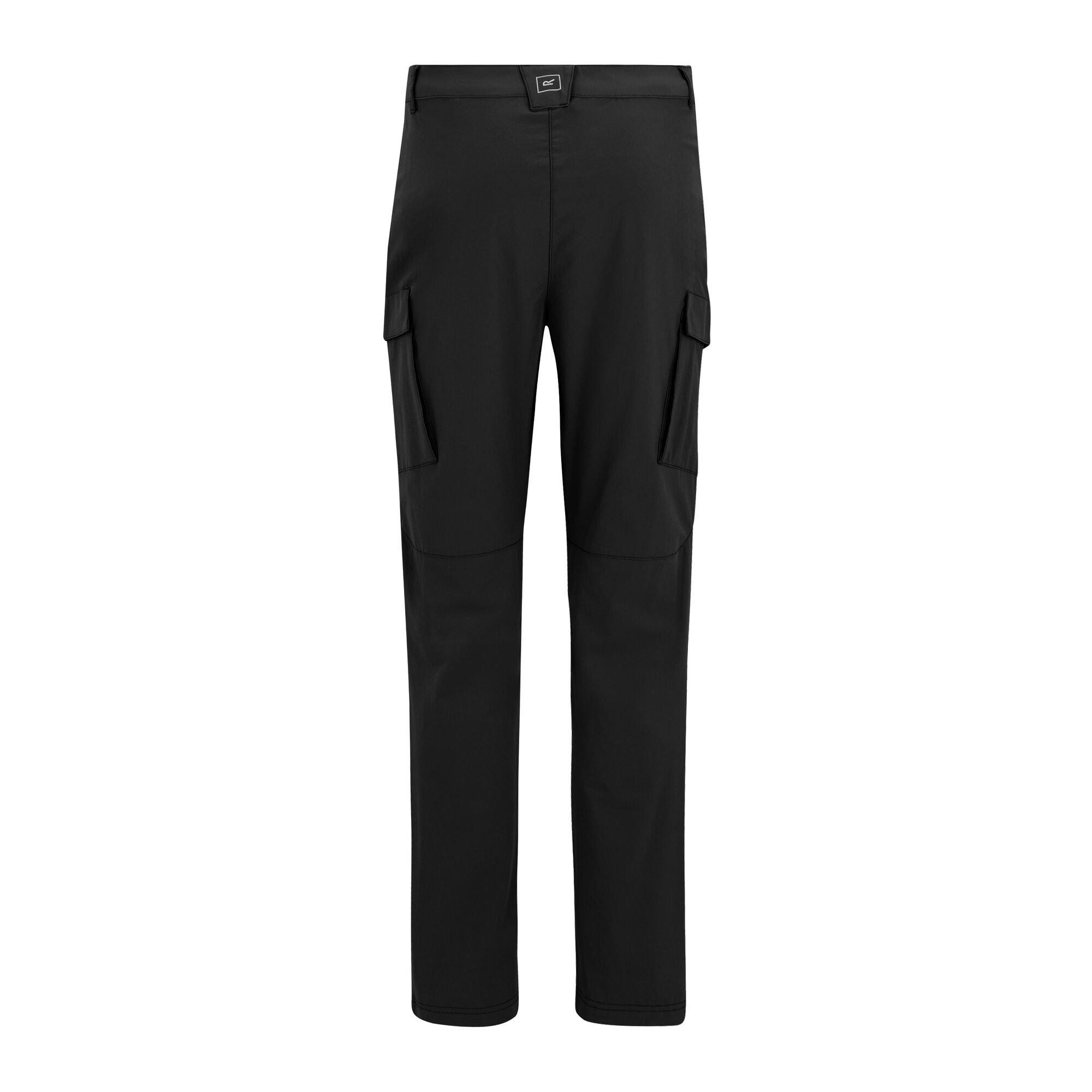 Black - Regatta - Mens Anti-Insect Lightweight Isoflex Trousers - 8