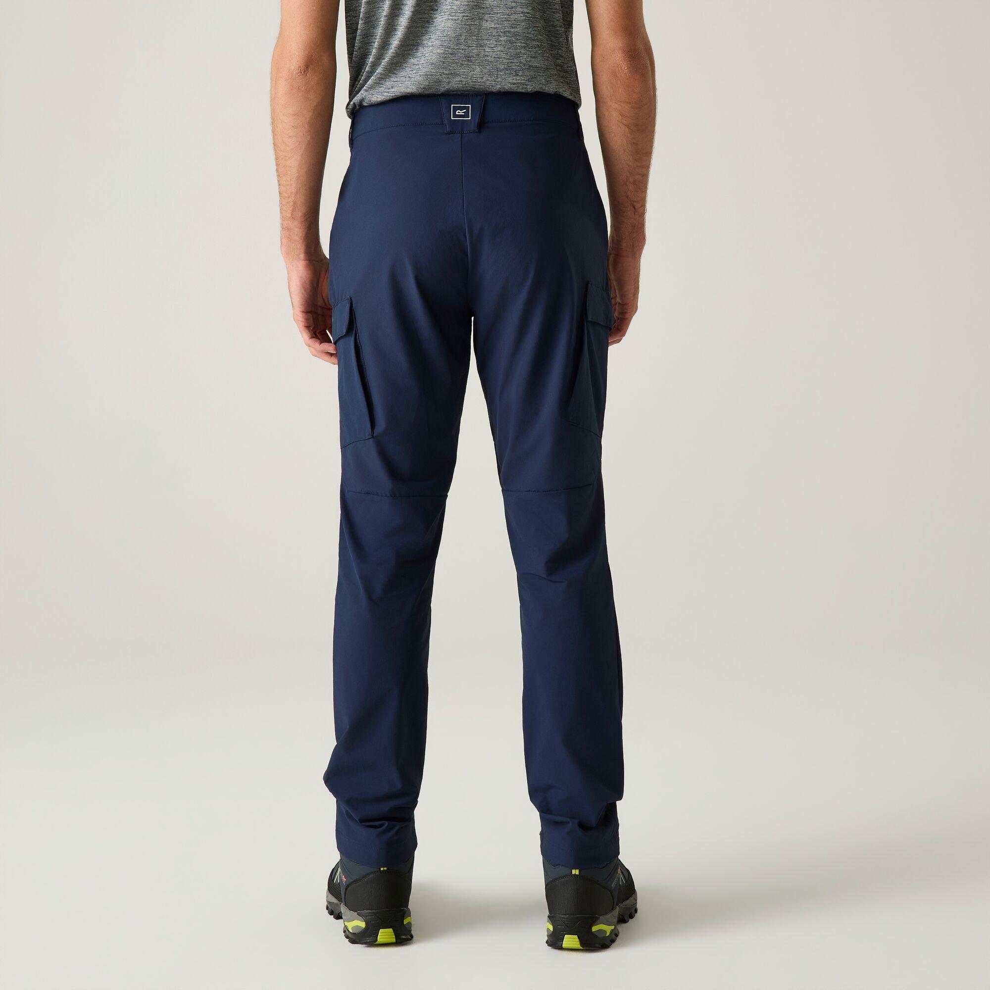 Navy - Regatta - Mens Anti-Insect Lightweight Isoflex Trousers - 2