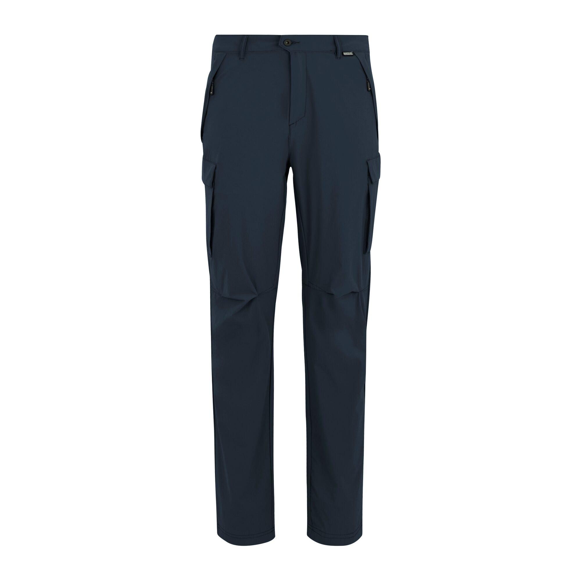 Navy - Regatta - Mens Anti-Insect Lightweight Isoflex Trousers - 7