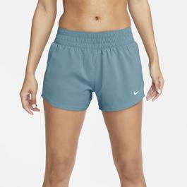 Nike Dri FIT One Womens Mid Rise 3 Brief Lined Shorts