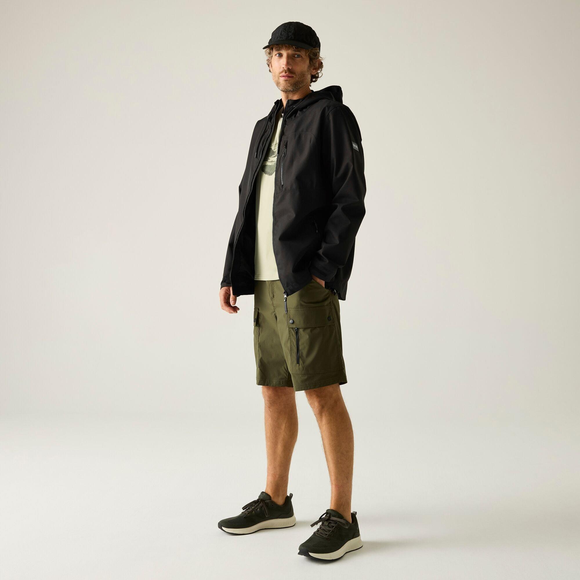 Black - Regatta - Mens Frankie Waterproof Isotex Jacket - 3