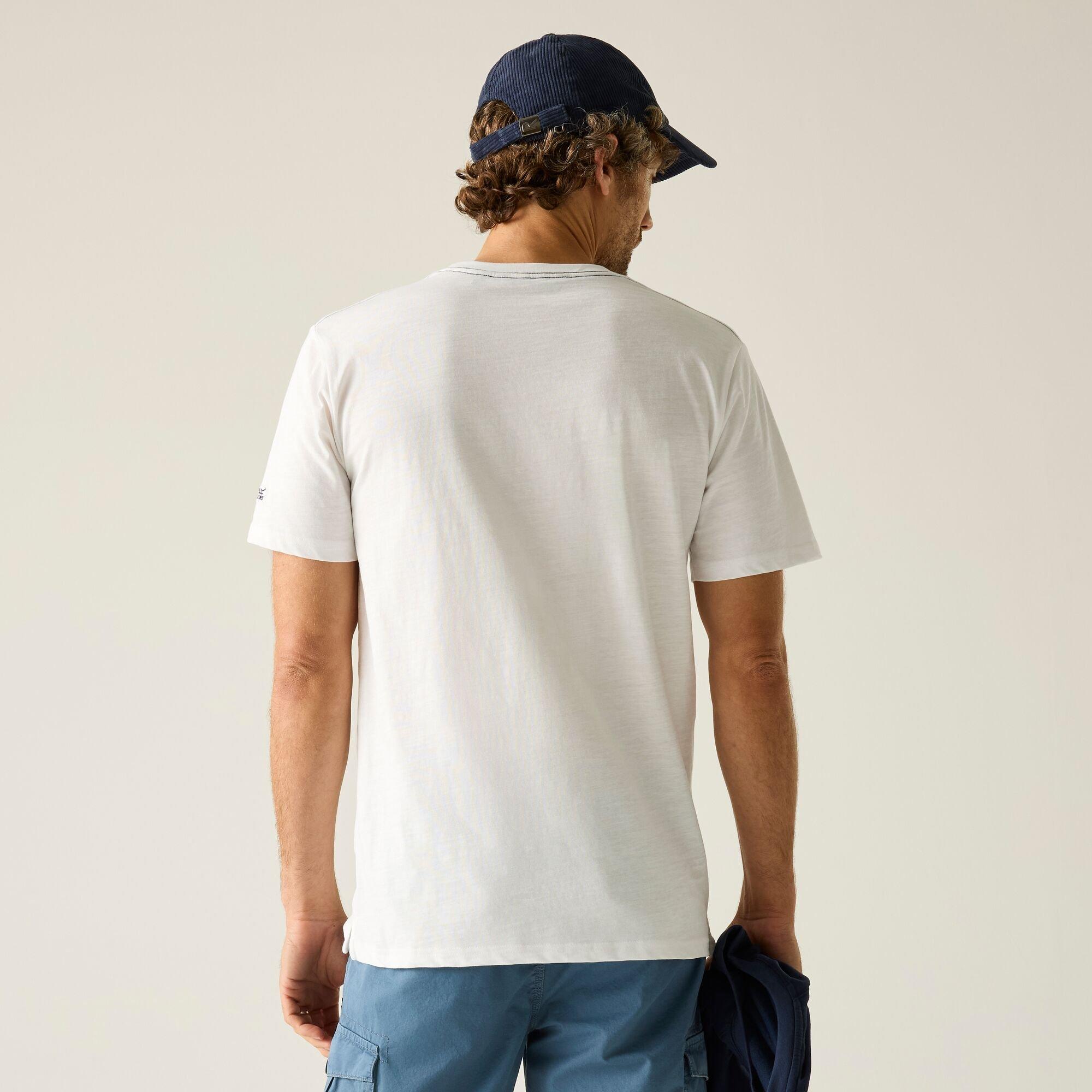 White - Regatta - Mens Rendro Soft T-Shirt - 2
