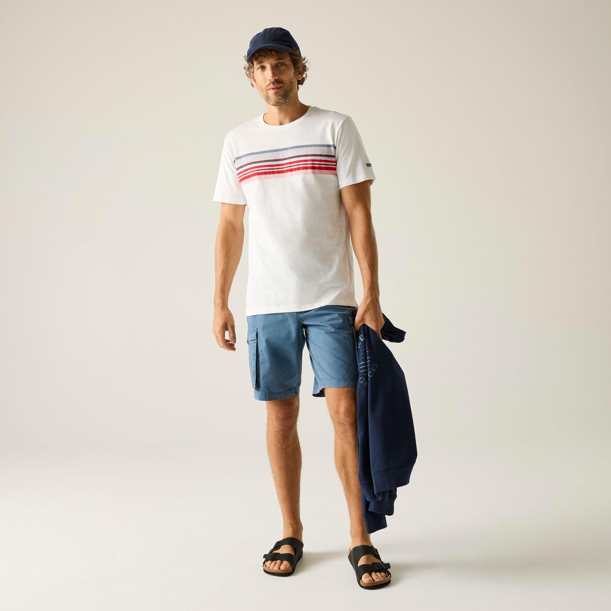 White - Regatta - Mens Rendro Soft T-Shirt - 3